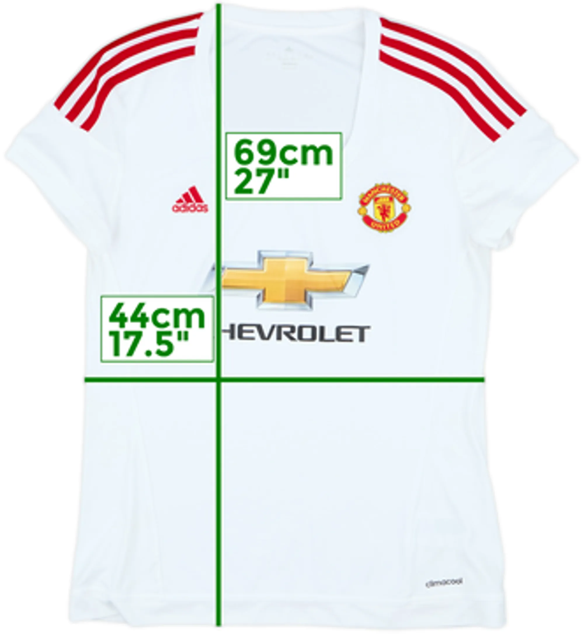 2015-16 Manchester United Away Shirt - 6/10 - (Women's L)