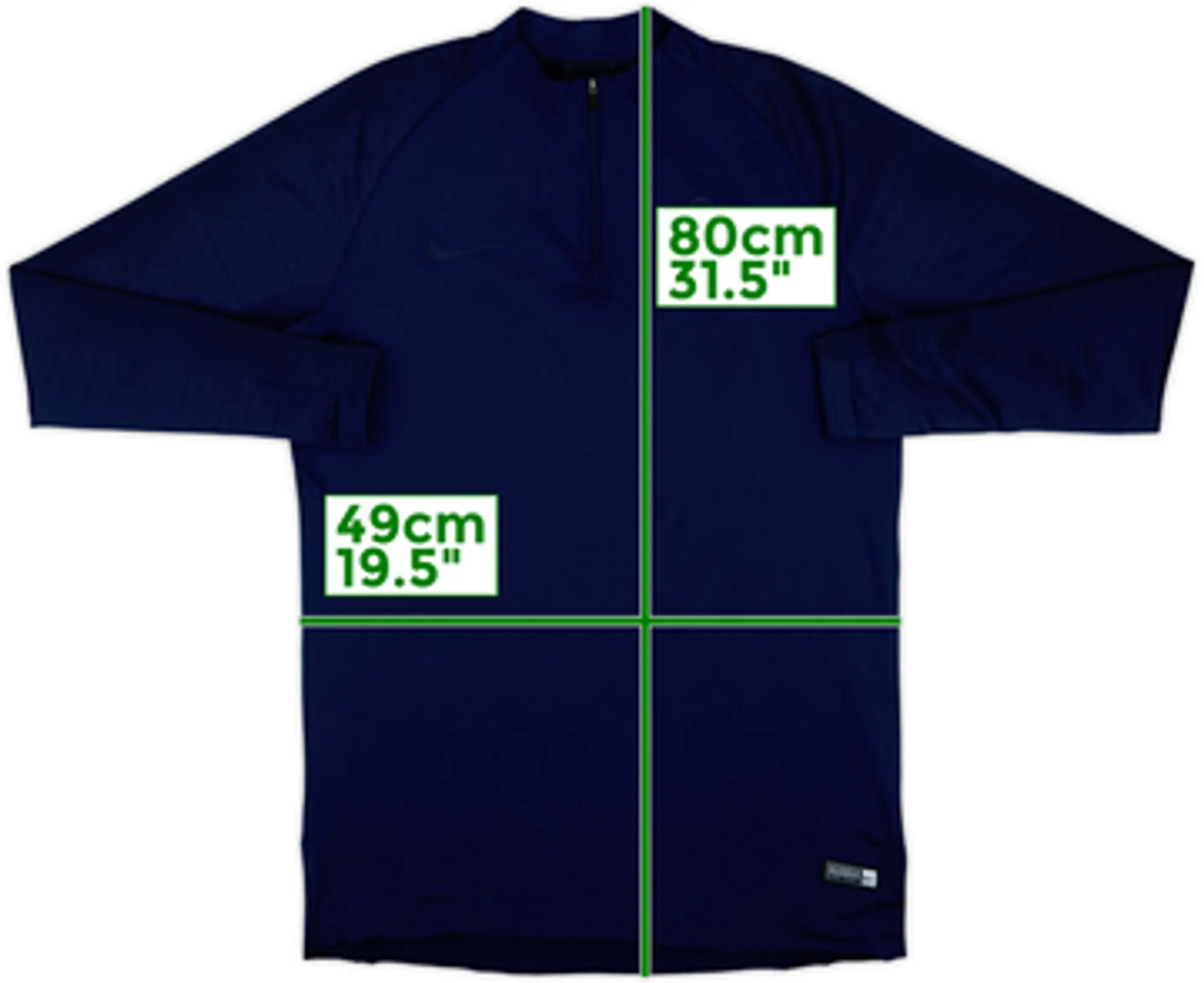 2020-21 Tottenham Nike 1/4 Zip Drill Top - 4/10 - (M)