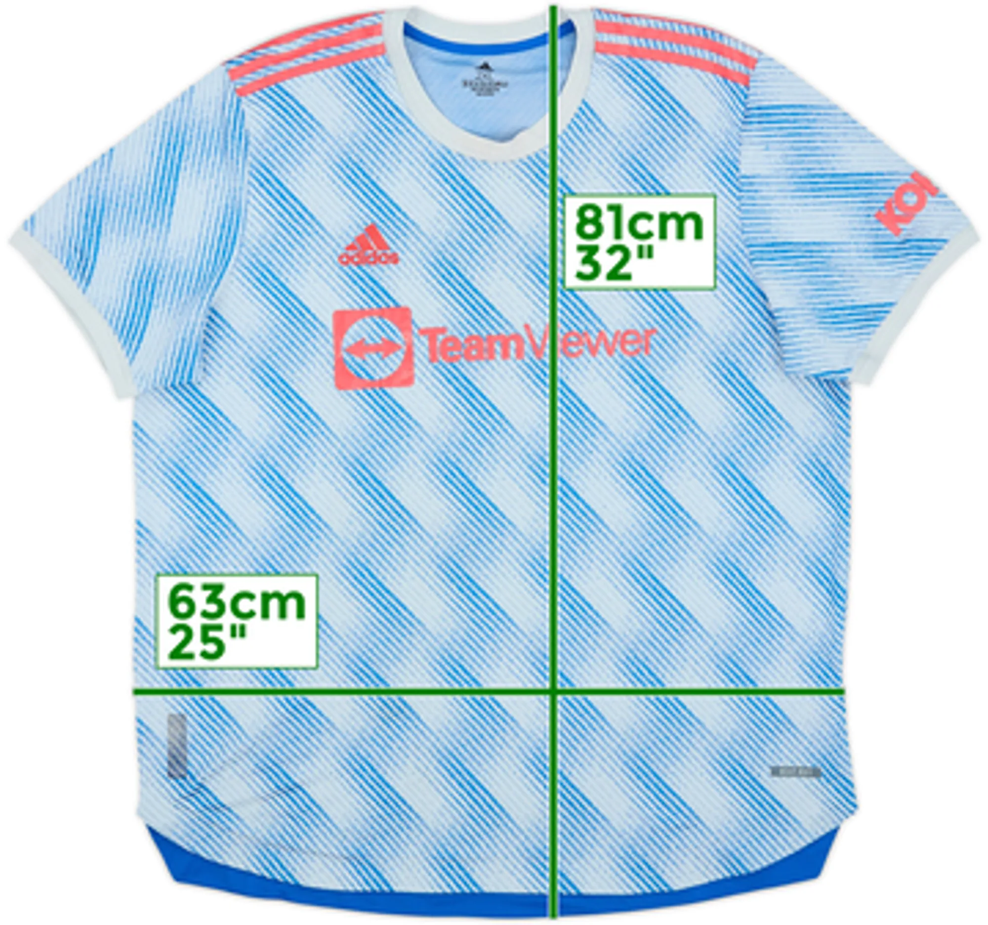 2021-22 Manchester United Authentic Away Shirt - 4/10 - (XXL)