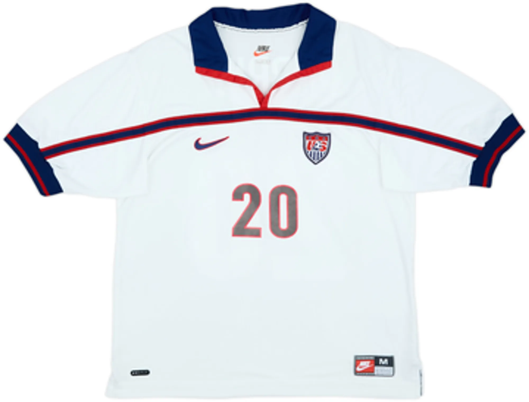 1998-99 USA Home Shirt McBride #20 - 8/10 - (M)