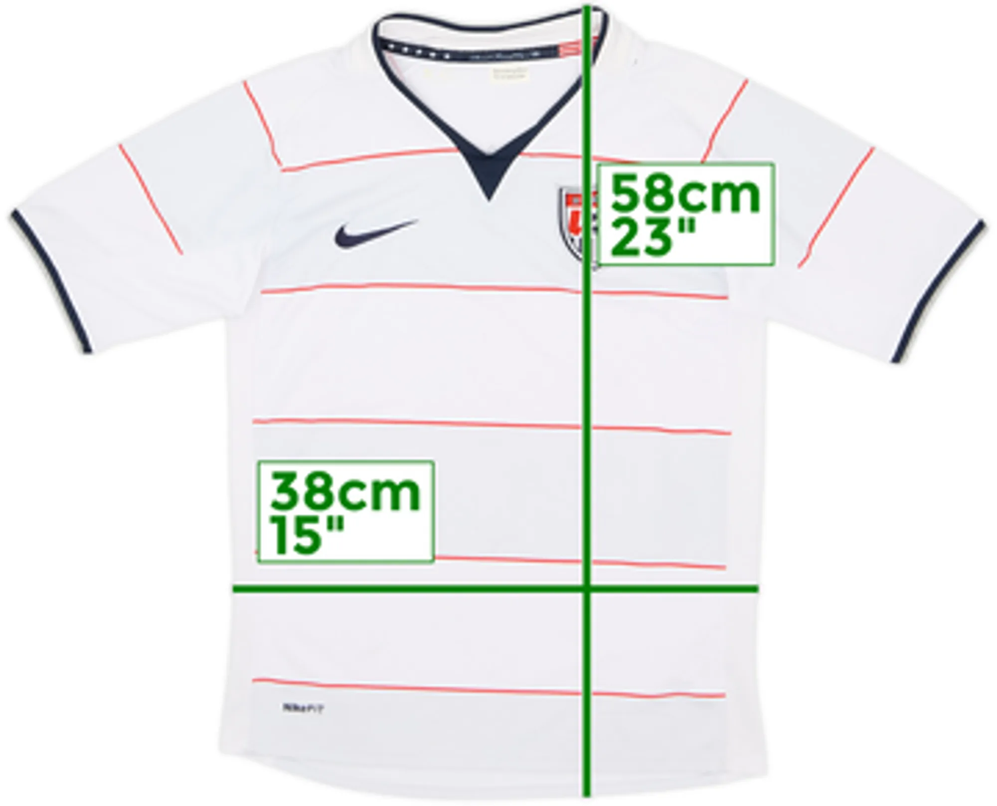 2008-09 USA Home Shirt - 7/10 - (M.Boys)