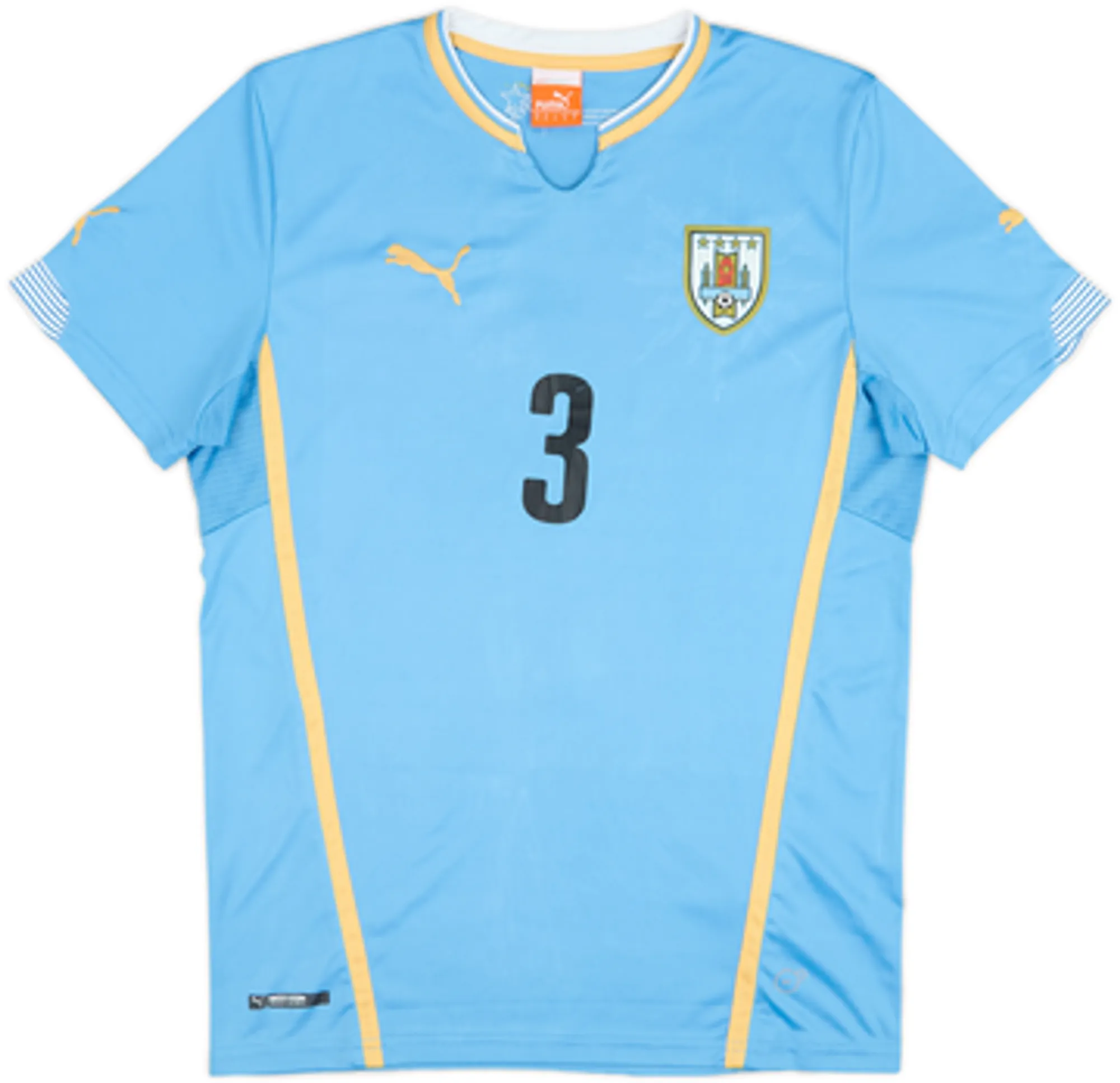2014-15 Uruguay Home Shirt Godin #3 - 6/10 - (M)