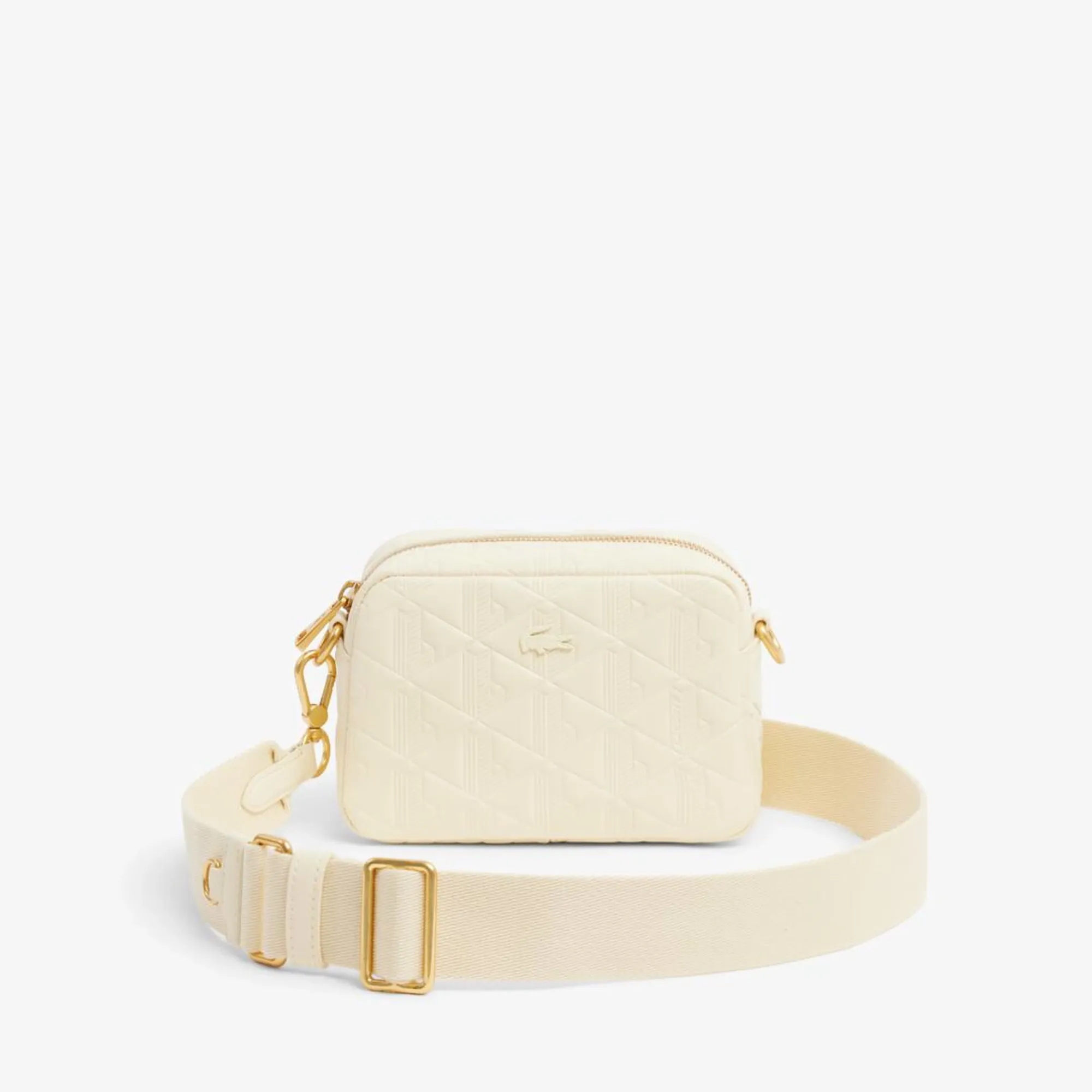 Lacoste Small Maheki Shoulder Bag - Poudre