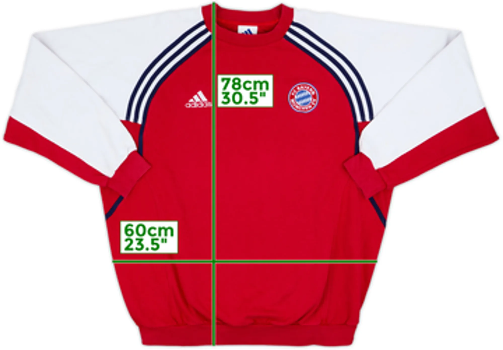 2000-02 Bayern Munich adidas Sweat Top - 8/10 - (XL)