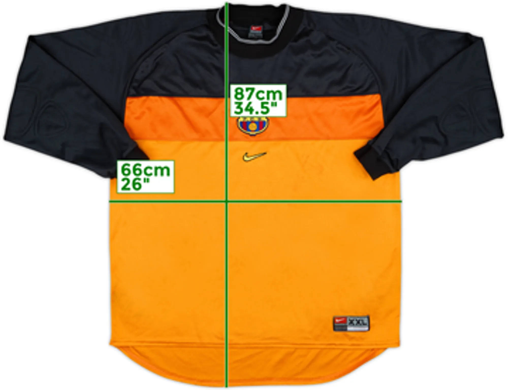 1999-00 Barcelona GK Shirt - 7/10 - (XXL)