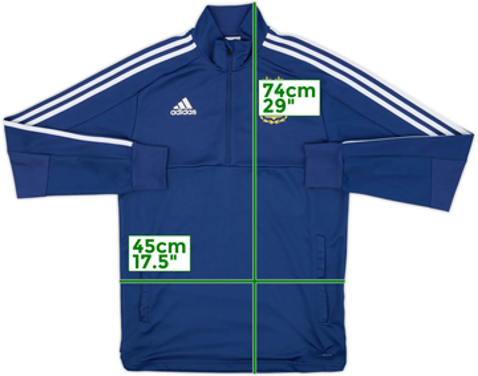 2017-18 Argentina adidas 1/4 Zip Drill Top - 10/10 - (S)