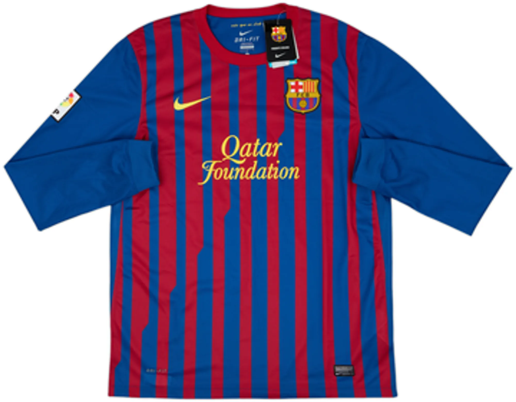 2011-12 Barcelona Home L/S Shirt Messi #10 (L)
