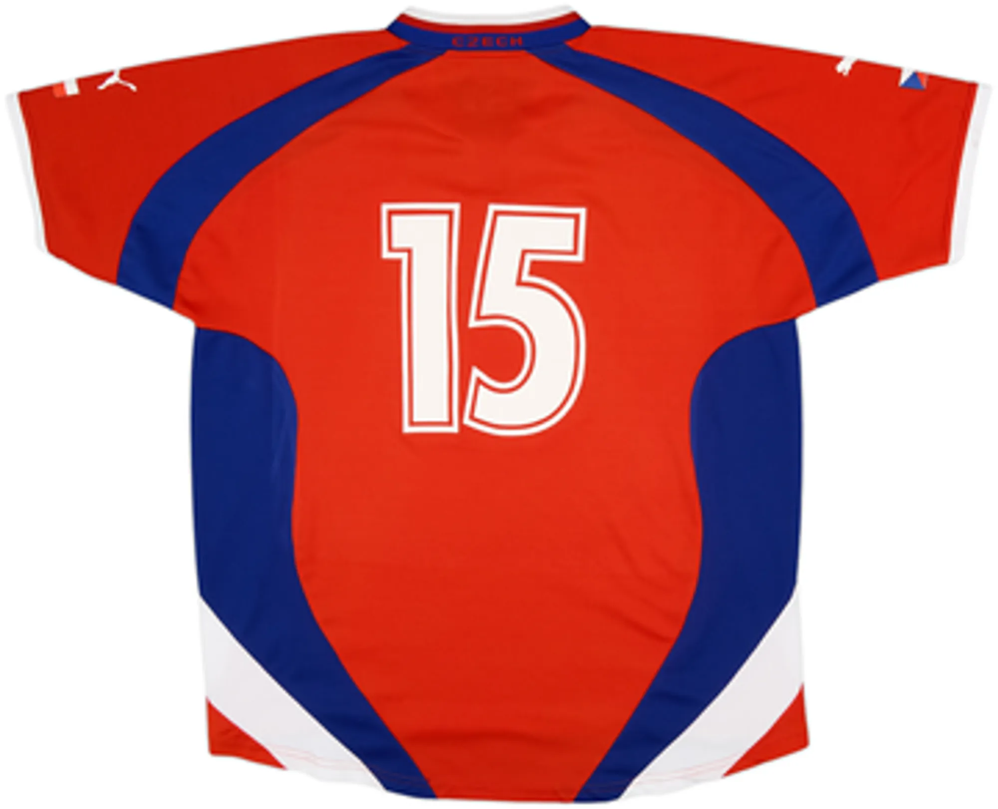 2000-02 Czech Republic Basic Home Shirt #15 - 7/10 - (XL)