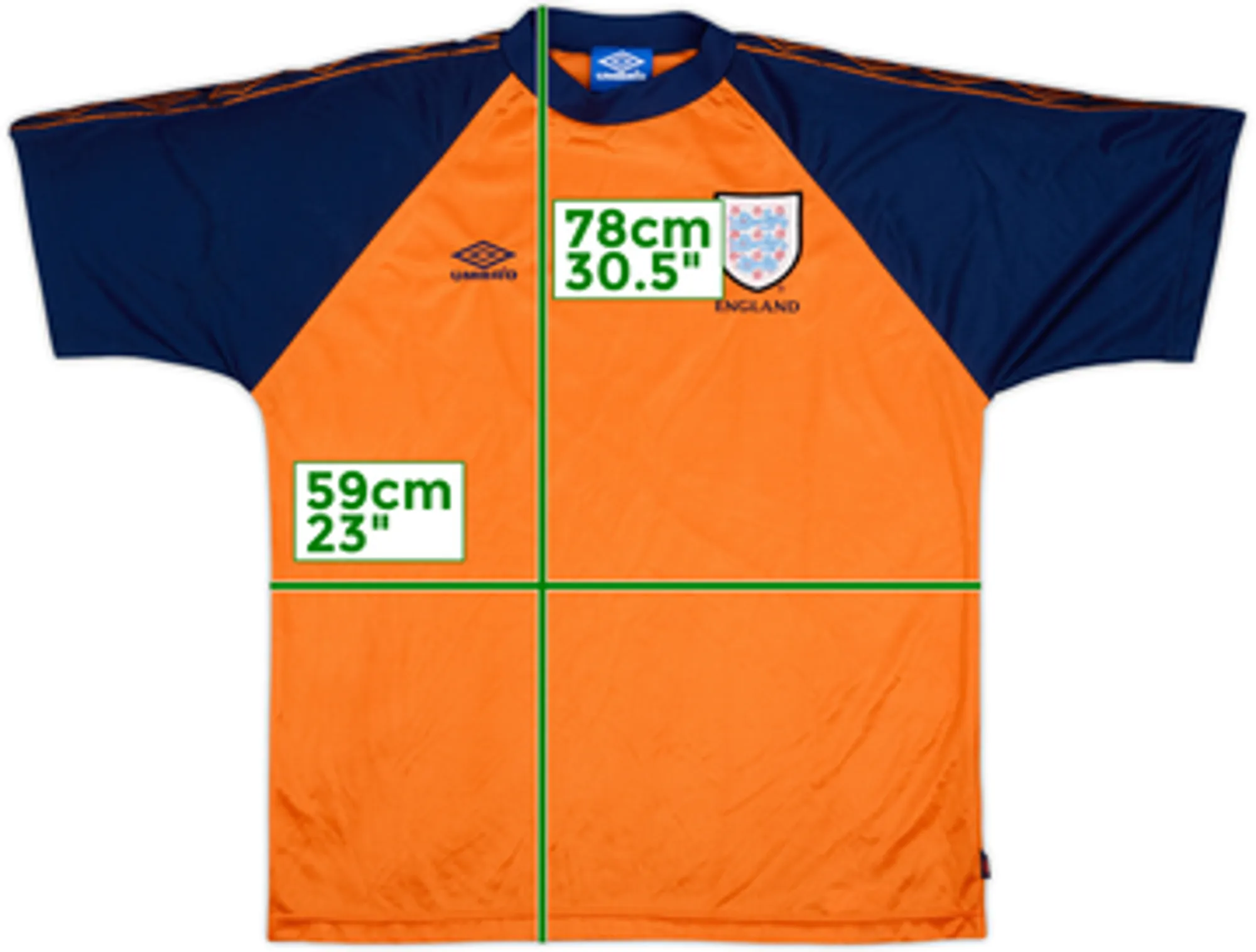 1996-98 England Umbro Training Shirt - 9/10 - (XL)