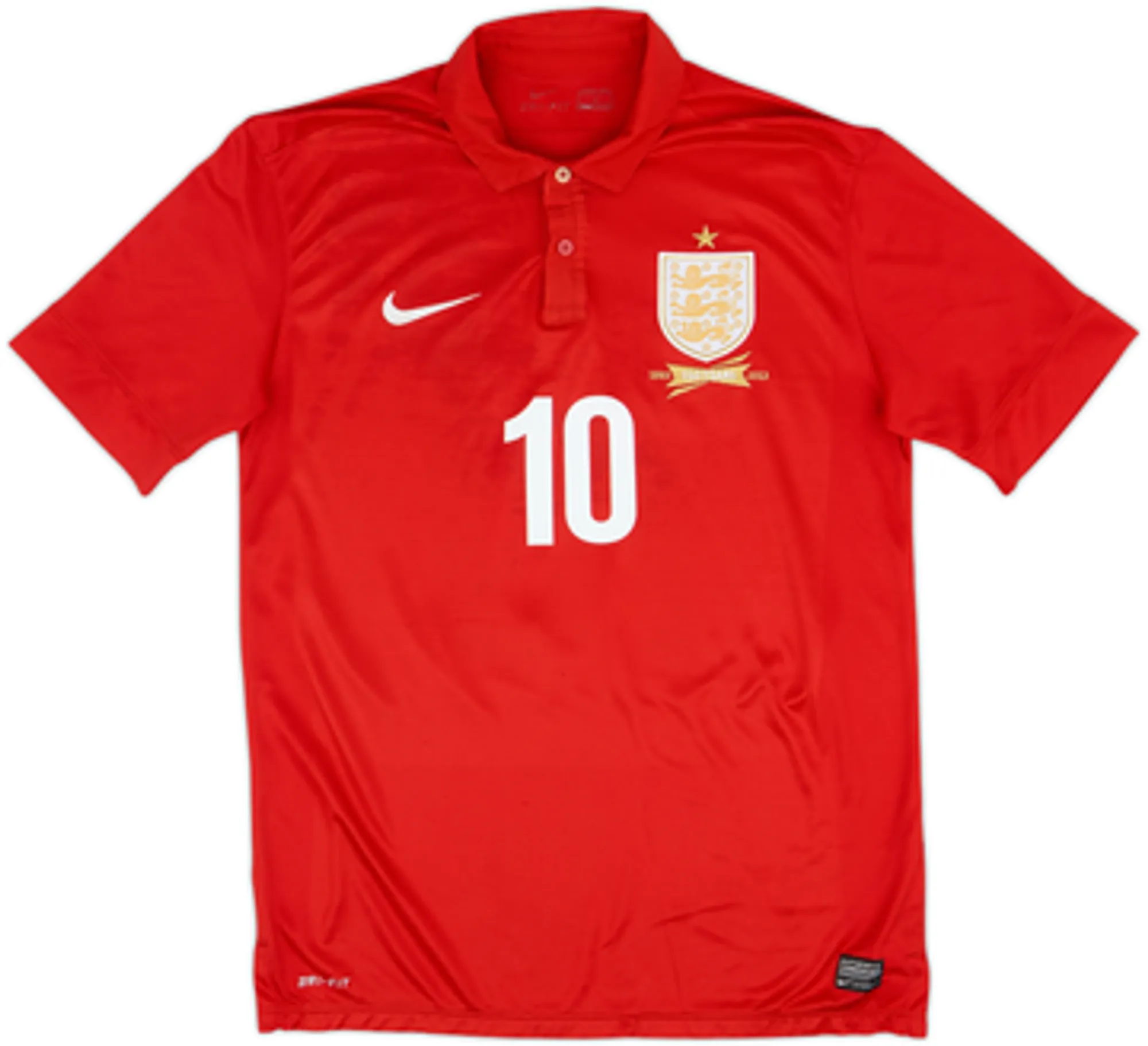 2013 England Away 150th Anniversary Shirt Rooney #10 - 5/10 - (M)