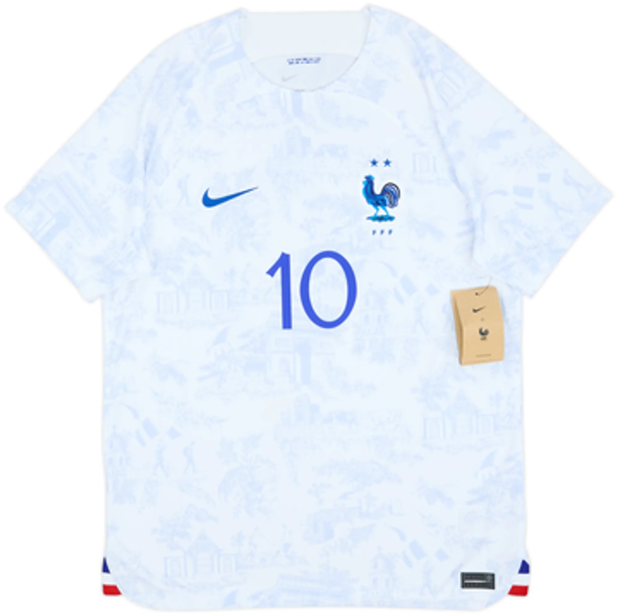 2022-23 France Away Shirt Mbappe #10 (L)