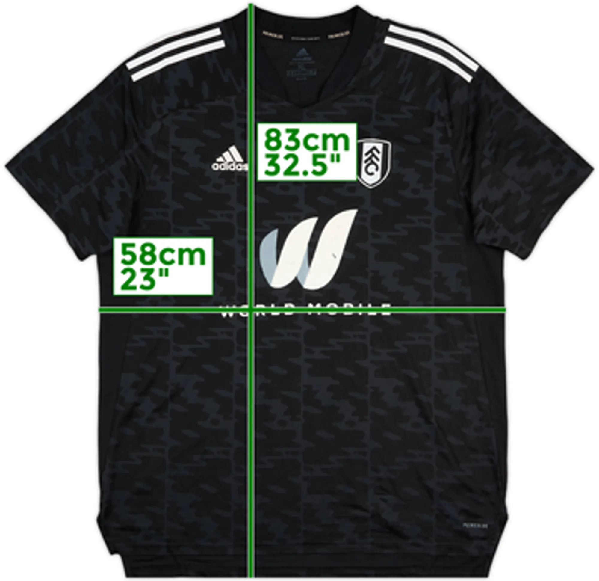 2021-22 Fulham Away Shirt - 5/10 - (XL)