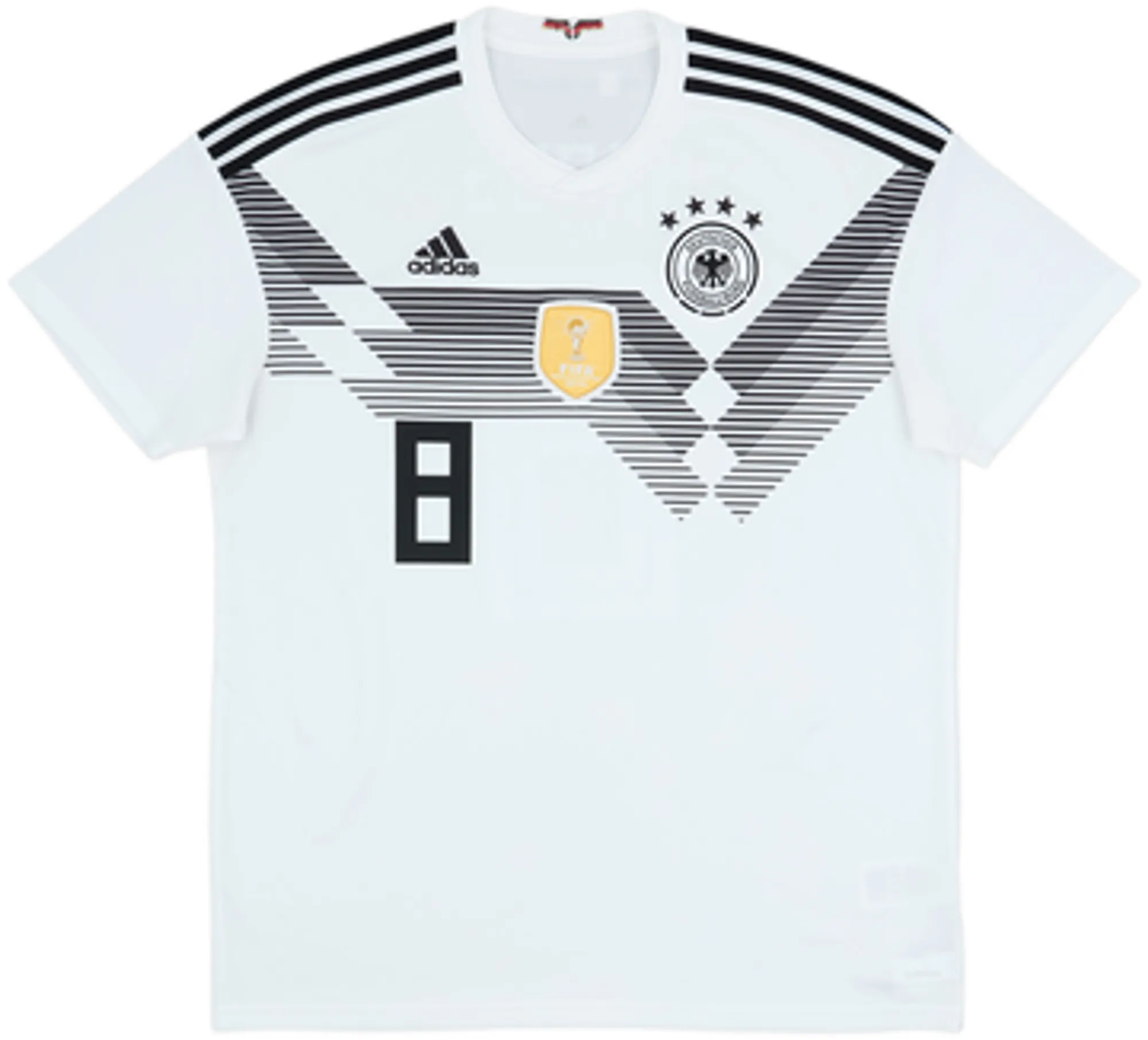 2018-19 Germany Home Shirt Kroos #8 - 7/10 - (XL)
