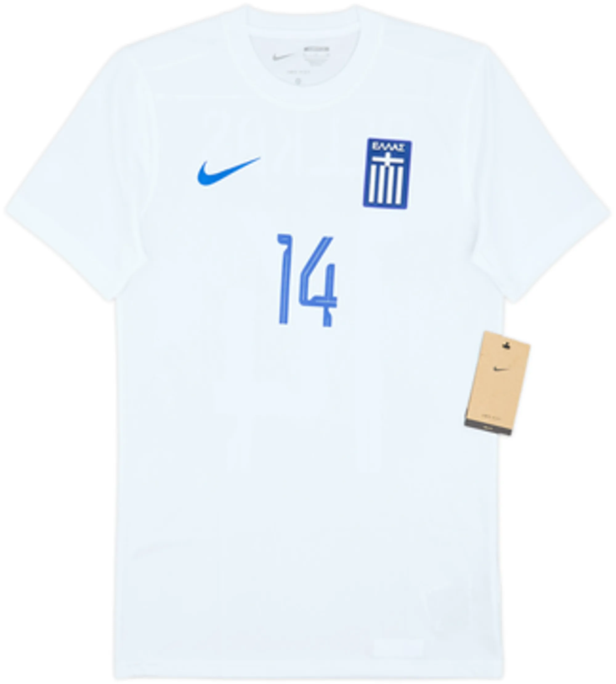 2023-24 Greece Third Shirt Pelkas #14 (S)