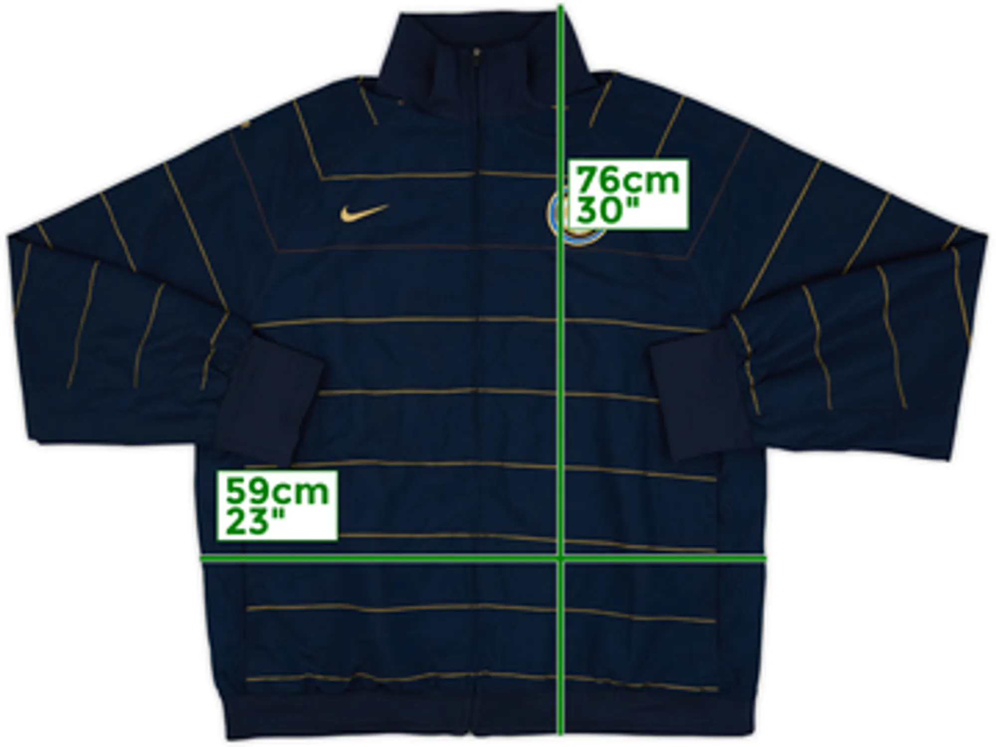 2008-09 Inter Milan Nike Track Jacket - 9/10 - (XL)