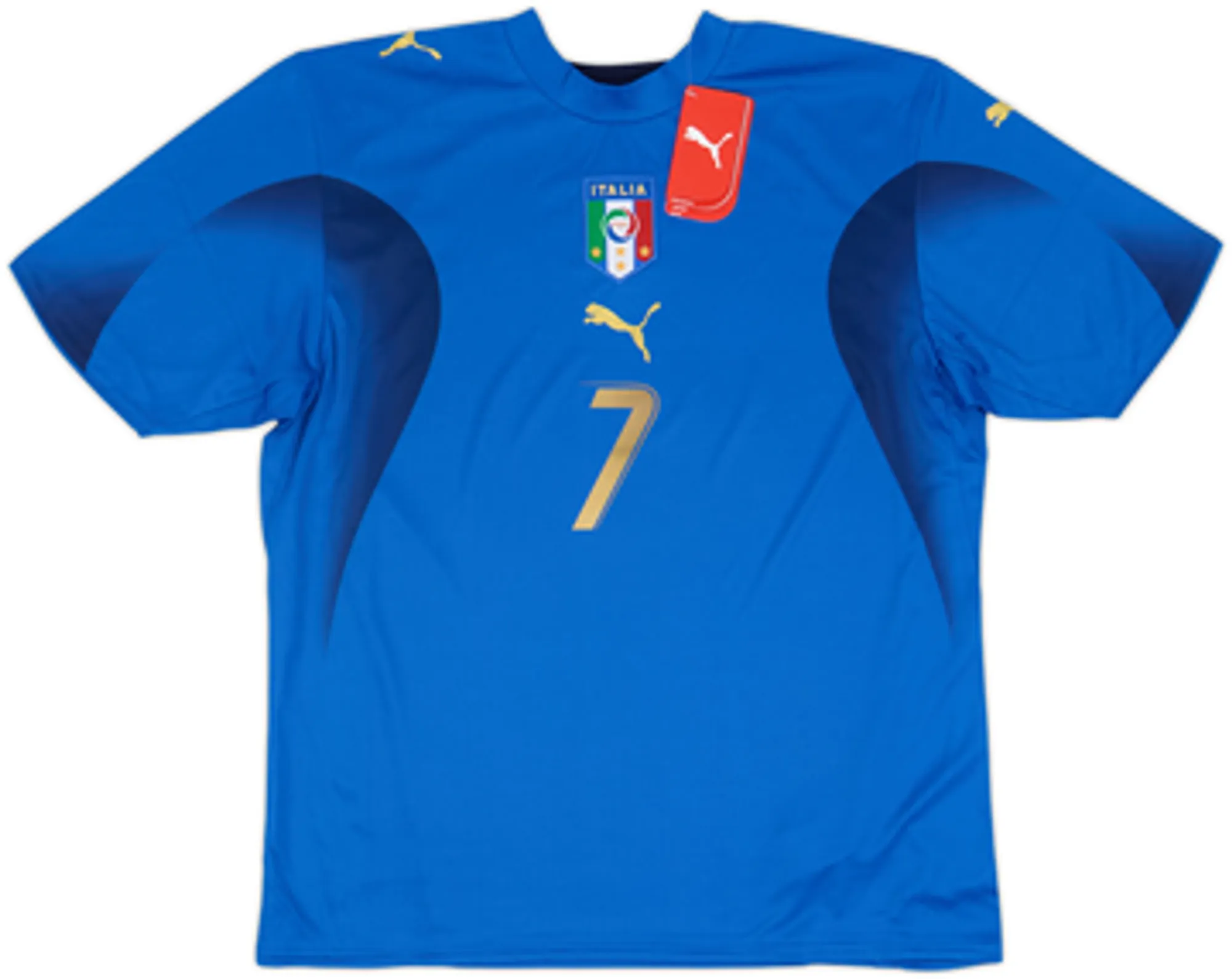 2006 Italy Basic Home Shirt Del Piero #7 (M)