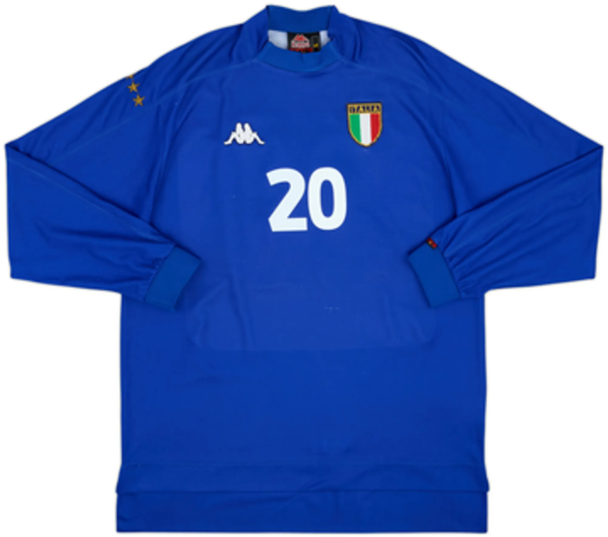 1998-99 Italy Home L/S Shirt Totti #20 - 6/10 - (L)