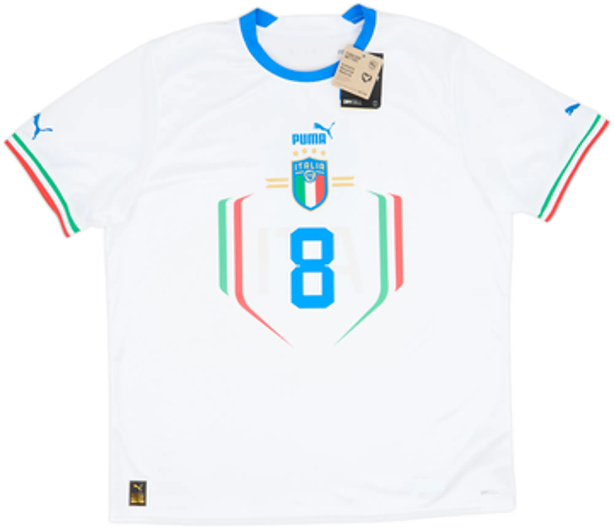 2022-23 Italy Away Shirt Jorginho #8 (L)