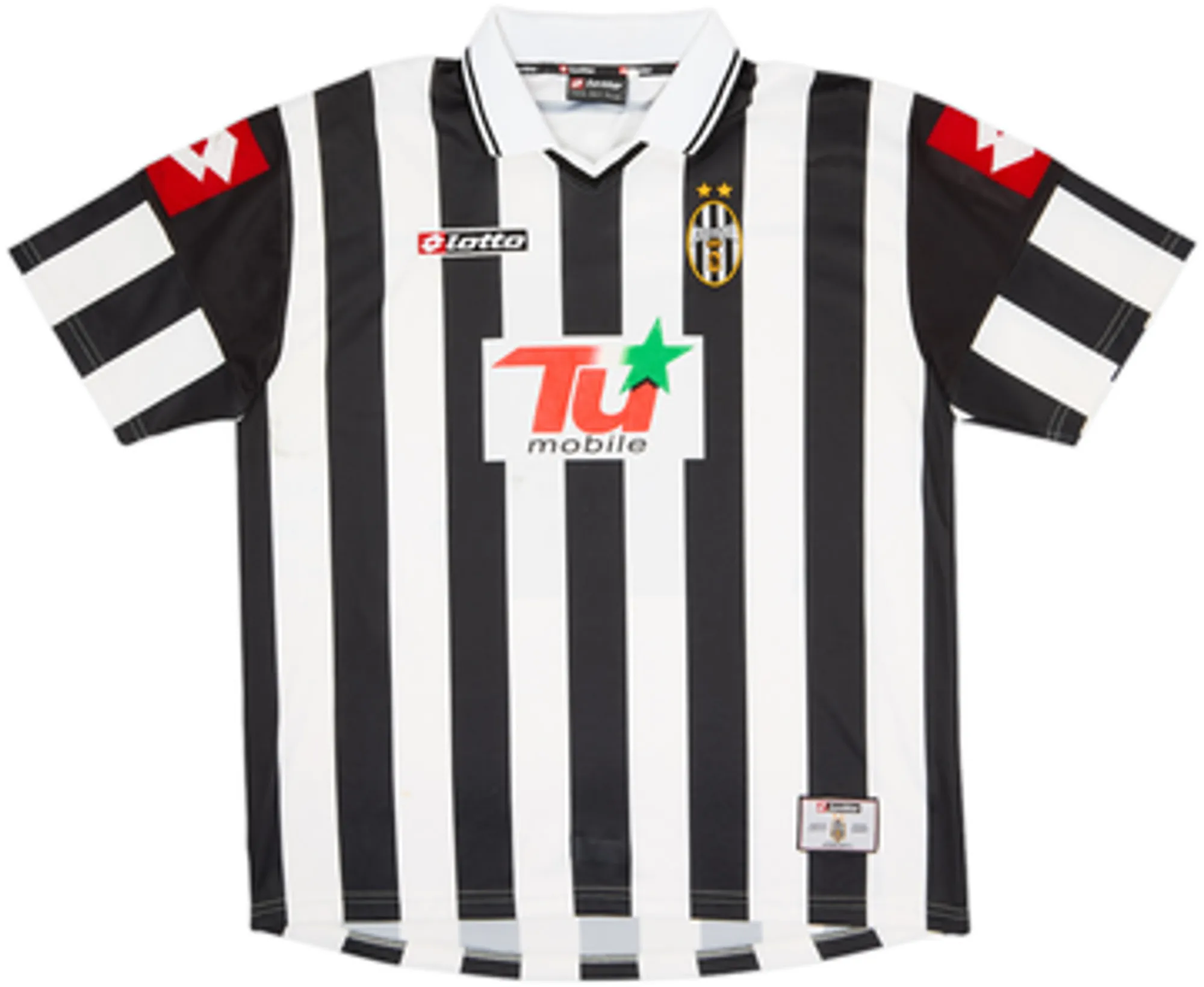2001-02 Juventus CL Home Shirt Trezeguet #17 - 6/10 - (XL)