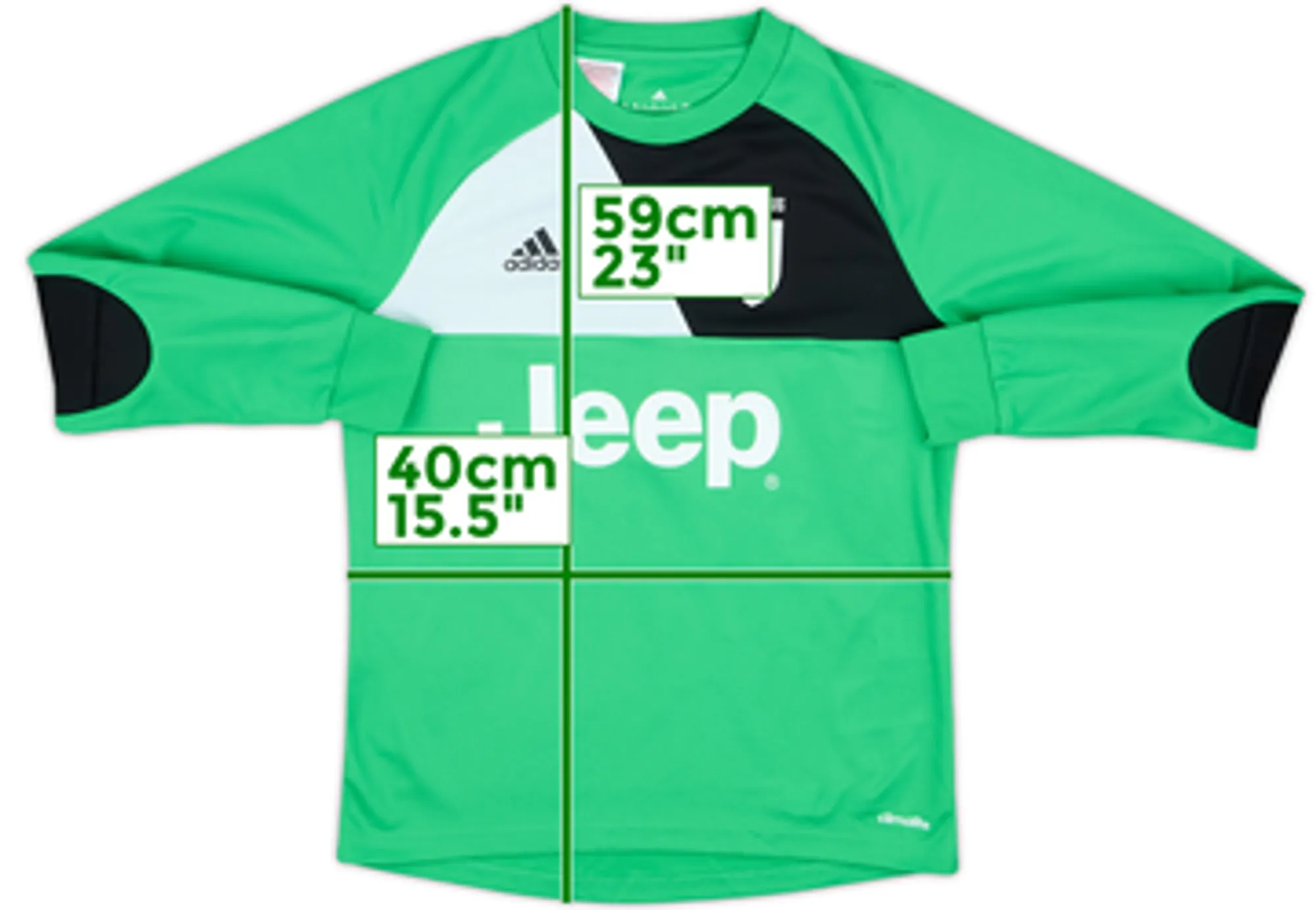 2018-19 adidas GK Template Shirt (Juventus) - 9/10 - (M.Boys)