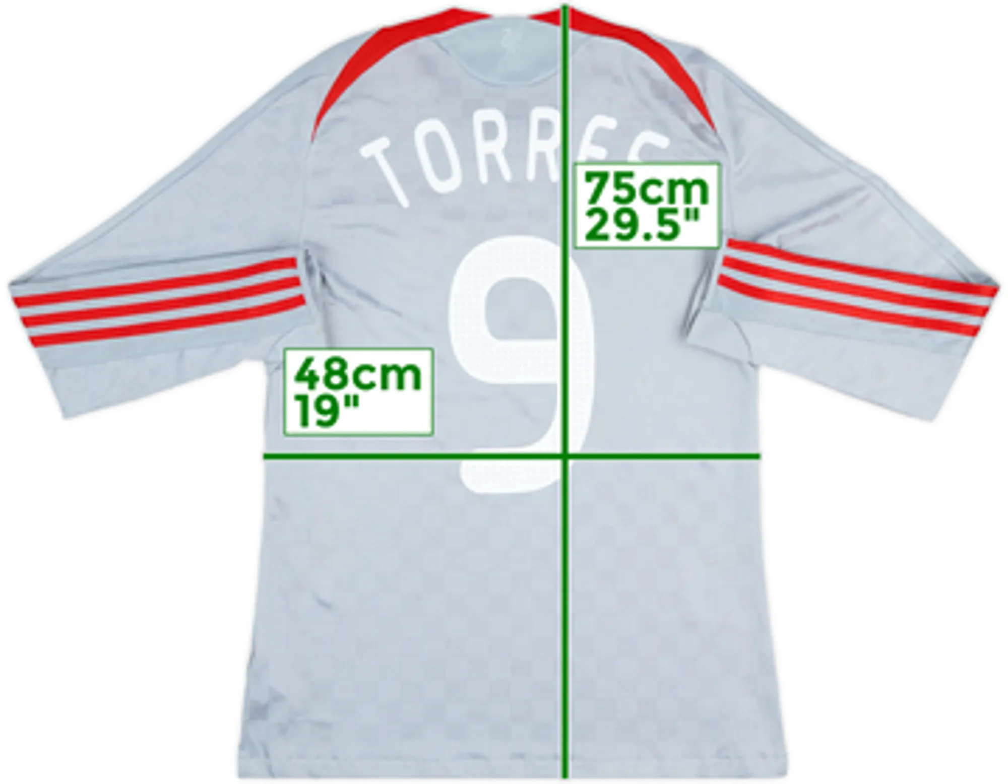2008-09 Liverpool Away L/S Shirt Torres #9 - 6/10 - (M)
