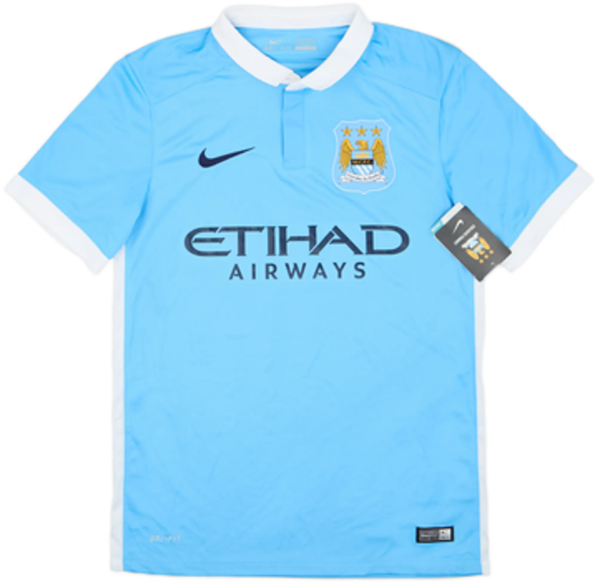 2015-16 Manchester City Home Shirt Silva #21 (S)