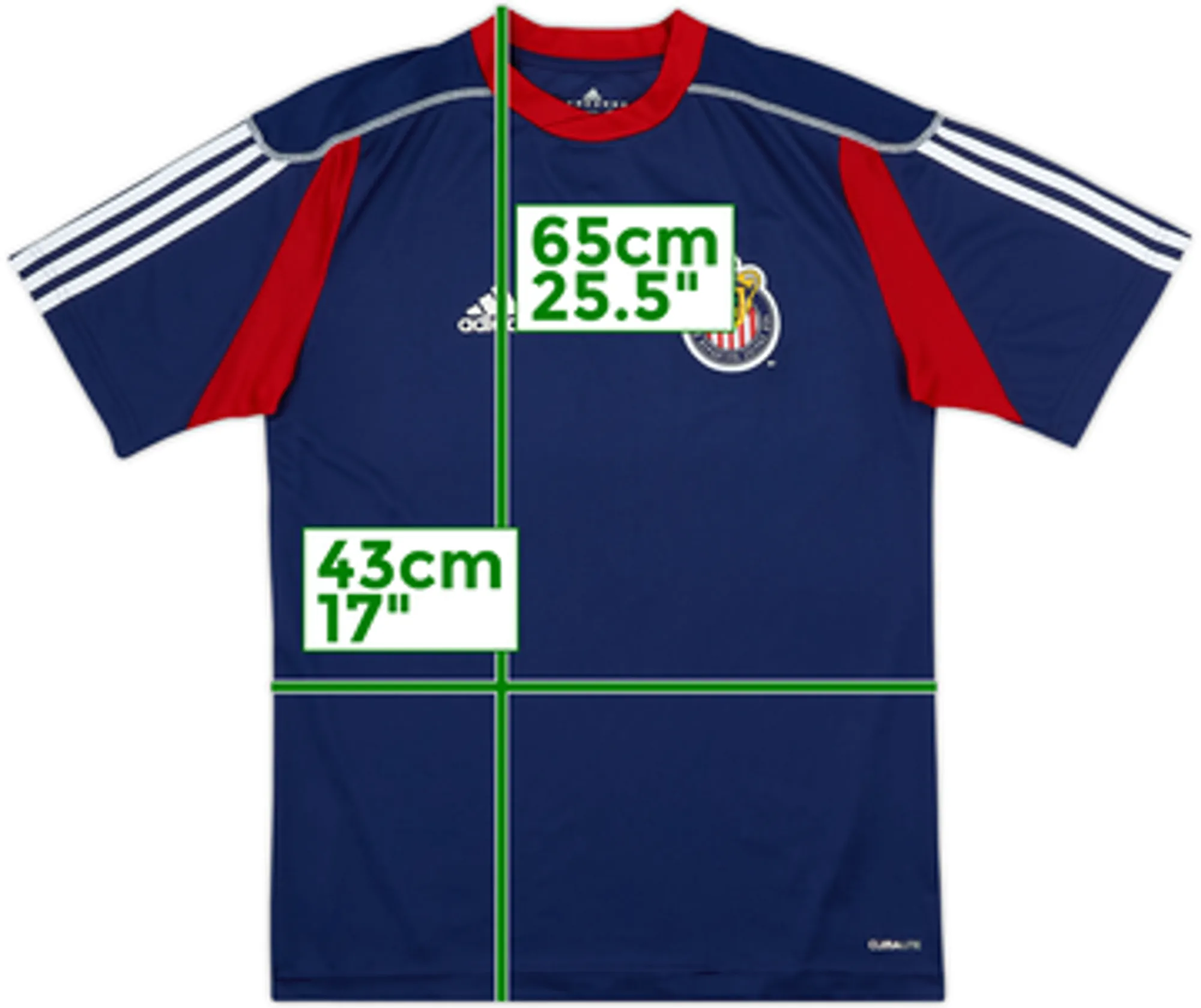 2011-12 Chivas Guadalajara adidas Training Shirt - 8/10 - (S)