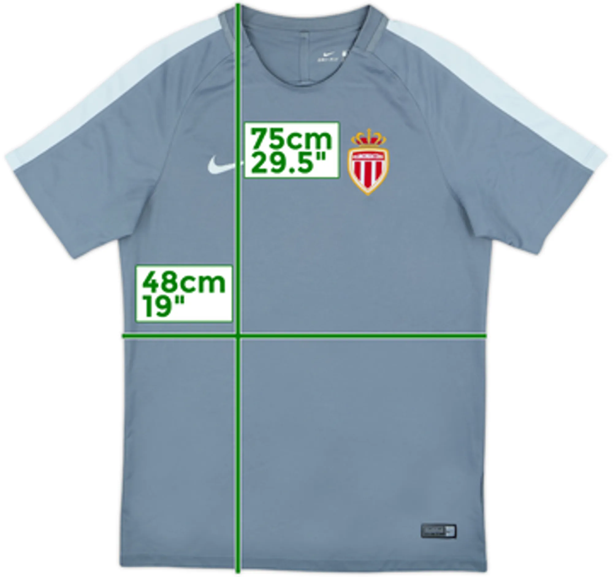 2016-17 Monaco Nike Training Shirt - 9/10 - (M)