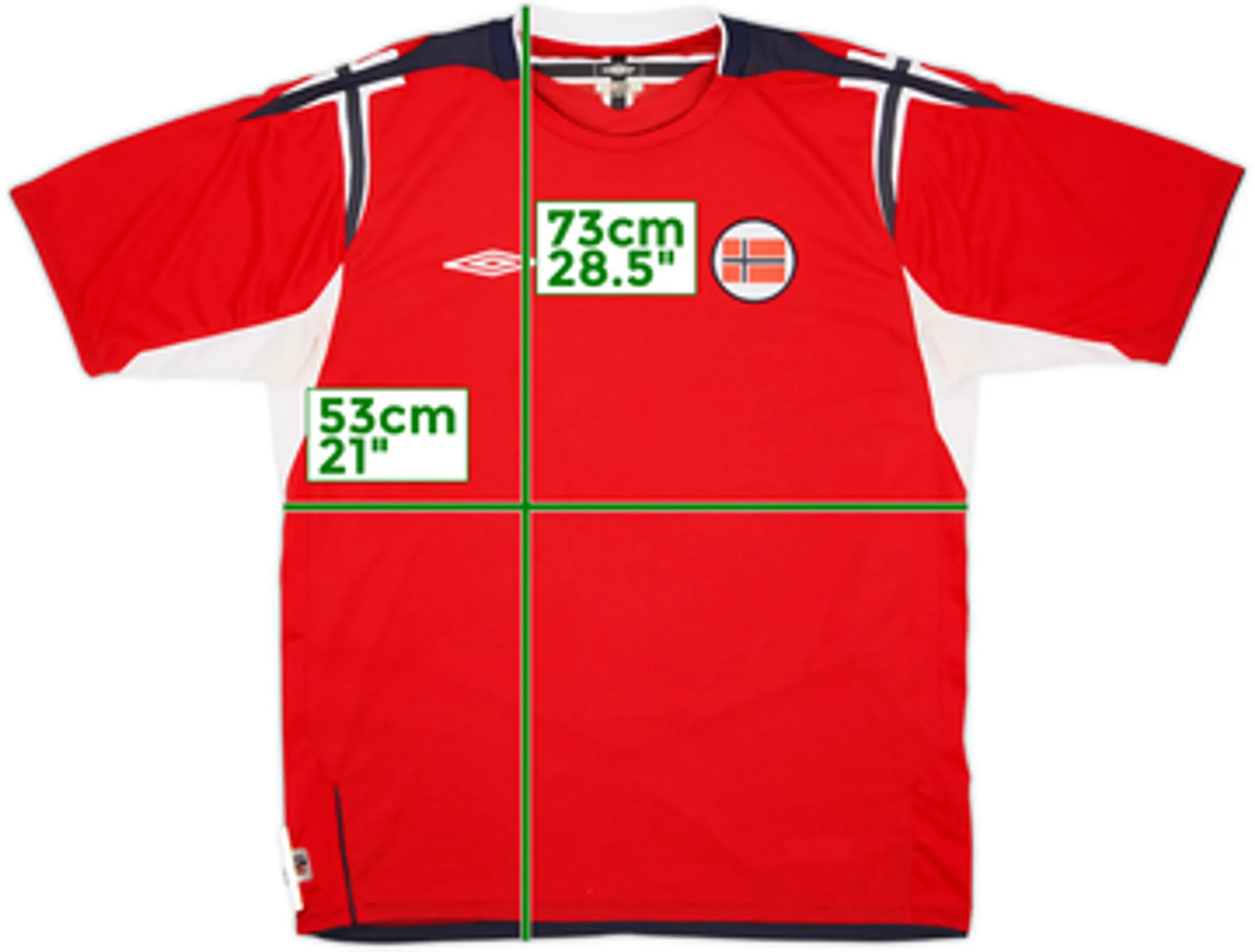 2004-06 Norway Home Shirt - 9/10 - (L)