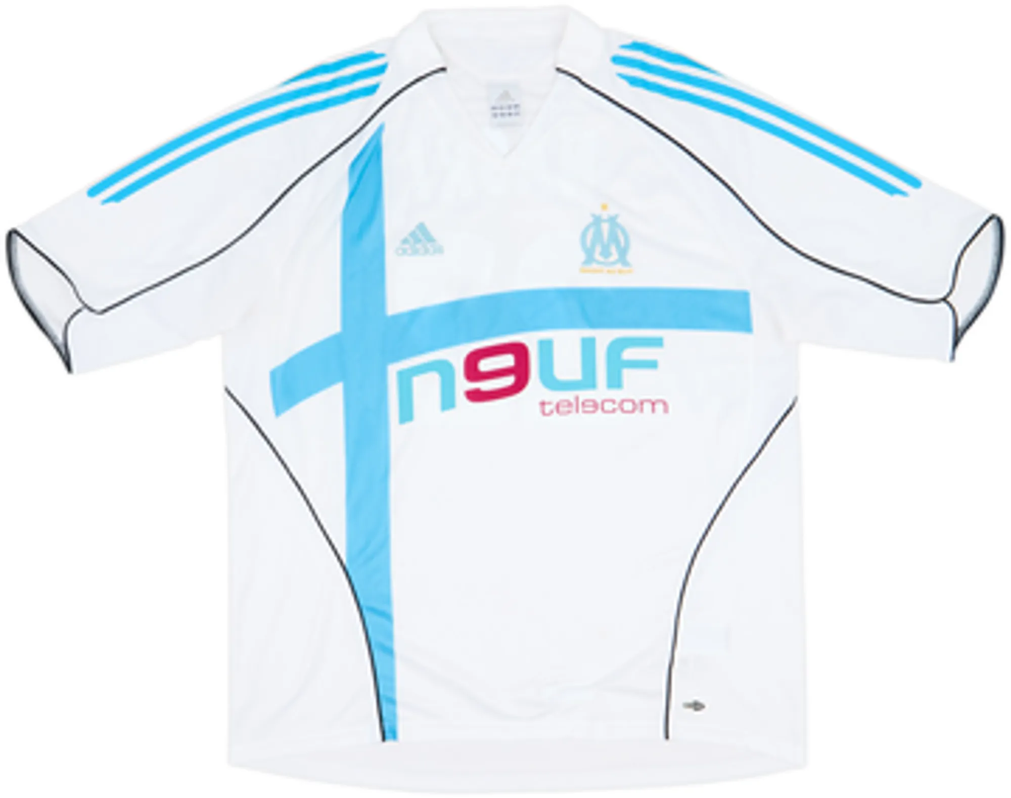 2005-06 Olympique Marseille Home Shirt Nasri #22 - 9/10 - (XL)