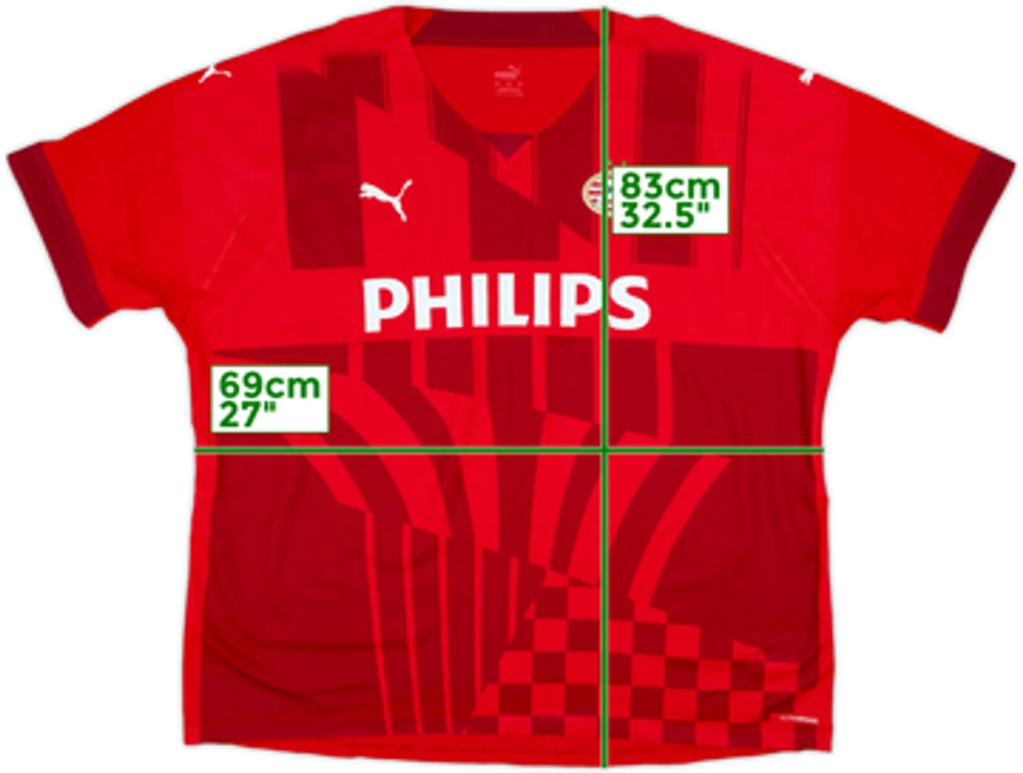 2023-24 PSV Authentic 'Special Edition' Anniversary Shirt - 8/10 - (3XL)