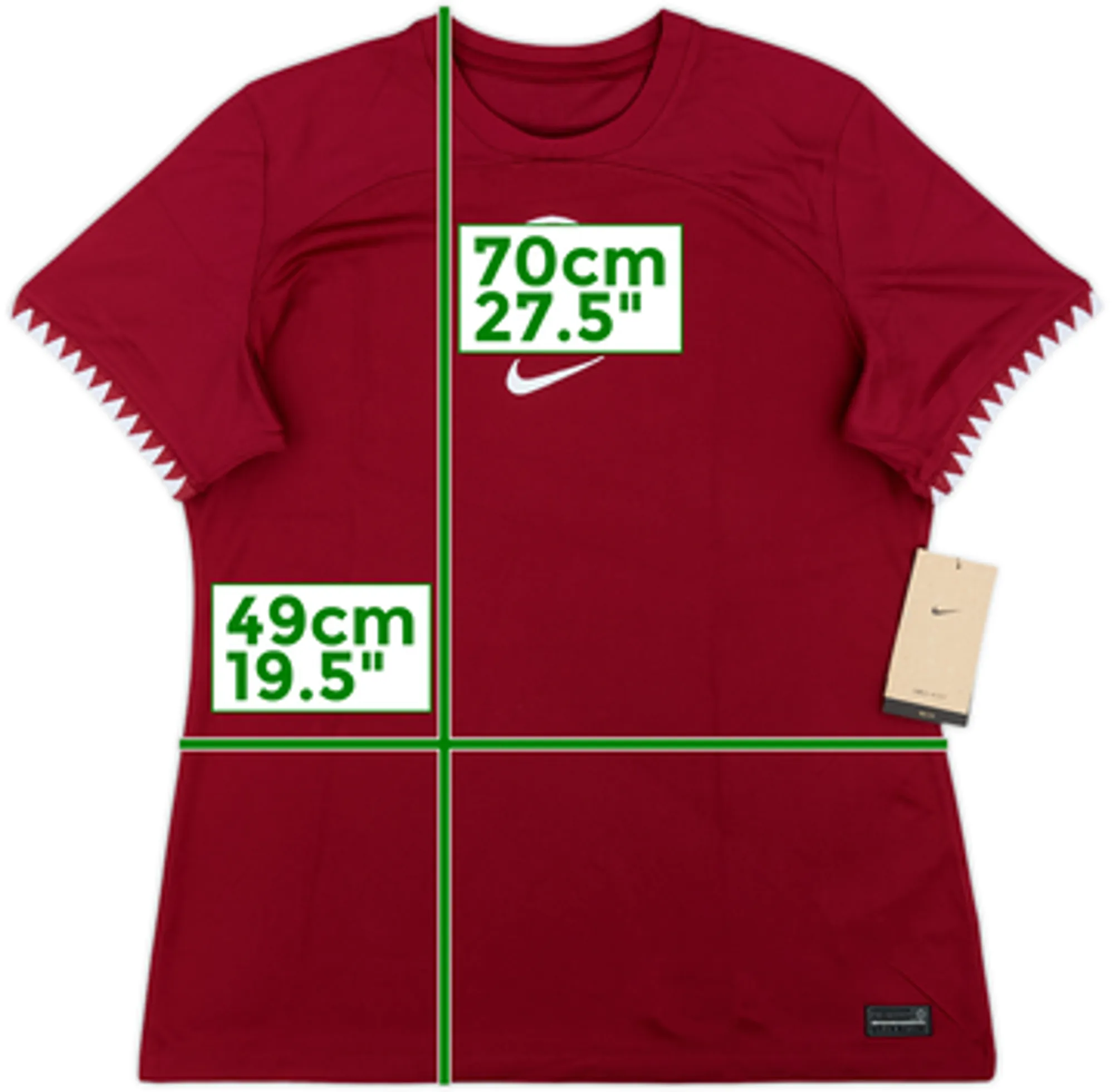 2022-24 Qatar Home Shirt (Women's L)