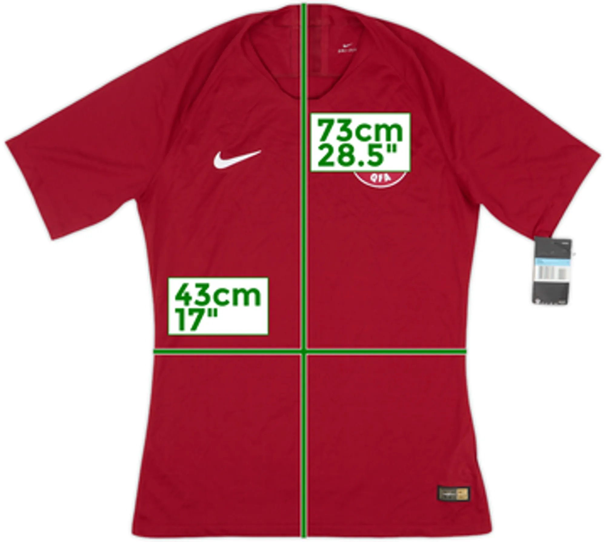 2016-18 Qatar Authentic Home Shirt (M)