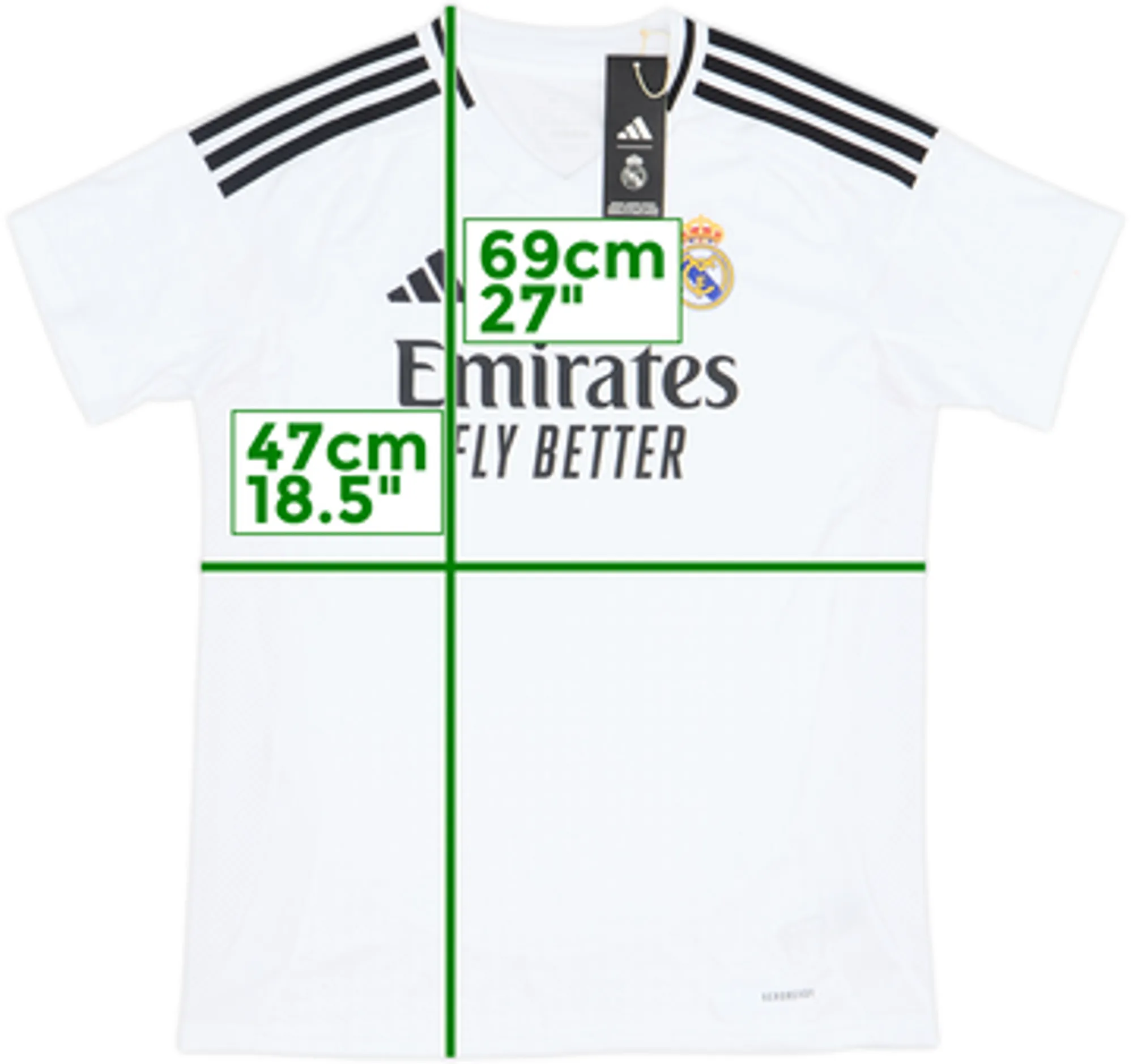 2024-25 Real Madrid Home Shirt (Women's M)