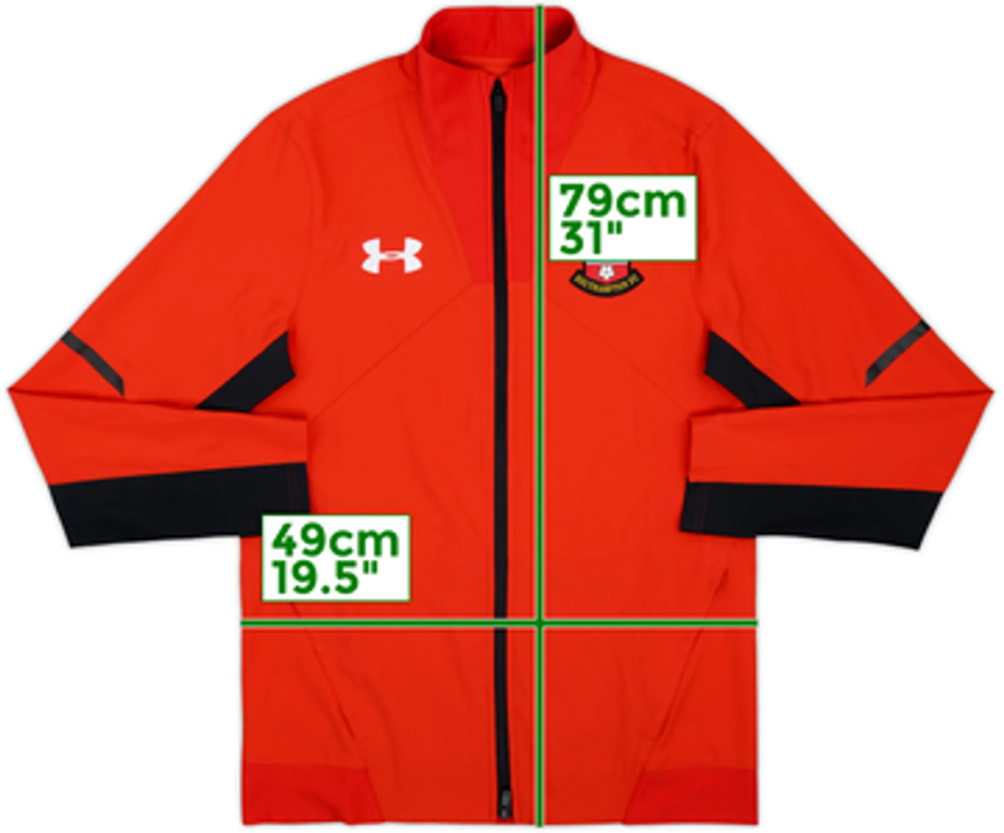2018-19 Southampton Under Armour Track Jacket - 8/10 - (M)