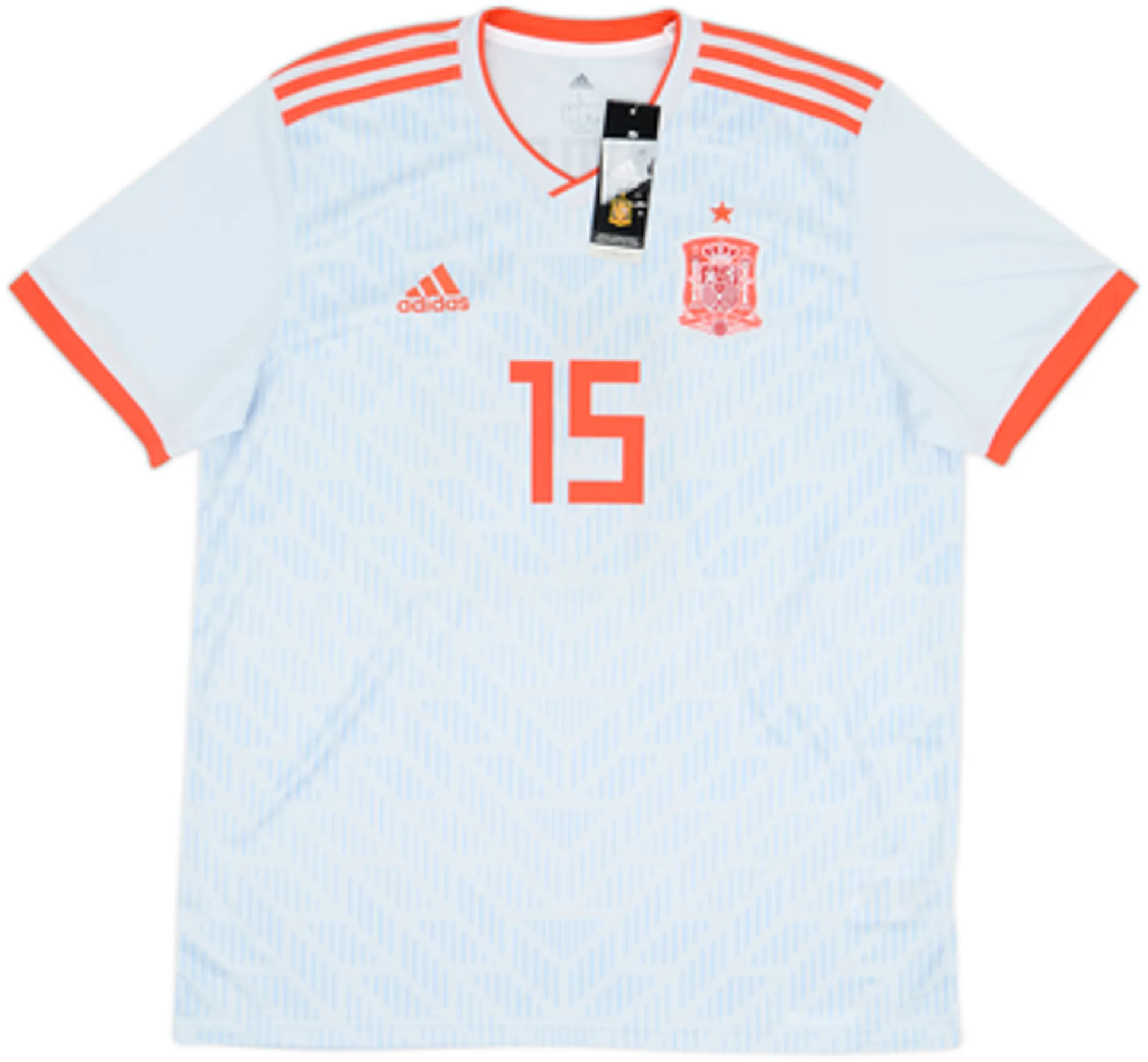 2018-19 Spain Away Shirt Ramos #15 (L)