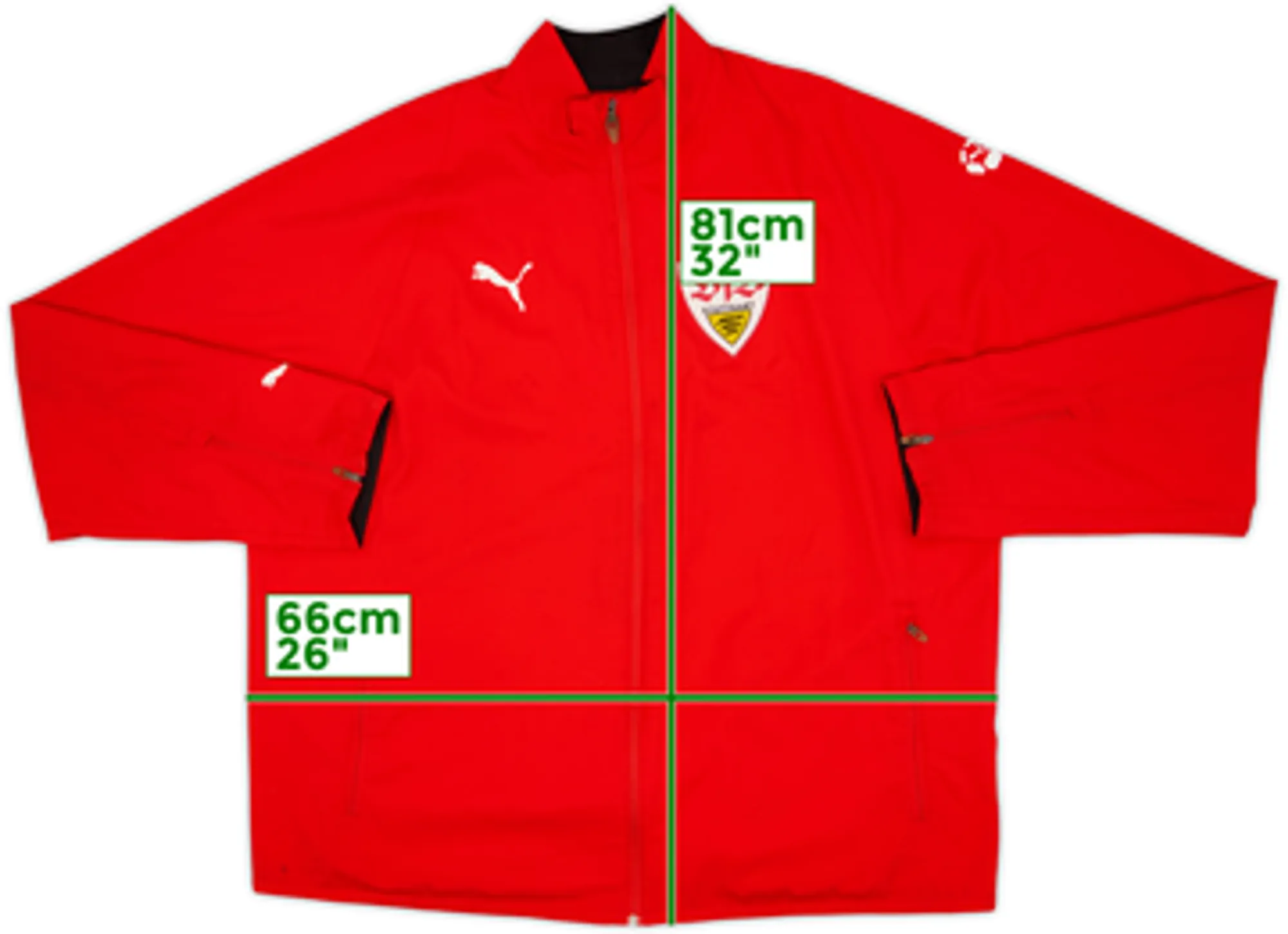 2008-09 Stuttgart Puma Track Jacket - 4/10 - (XXL)