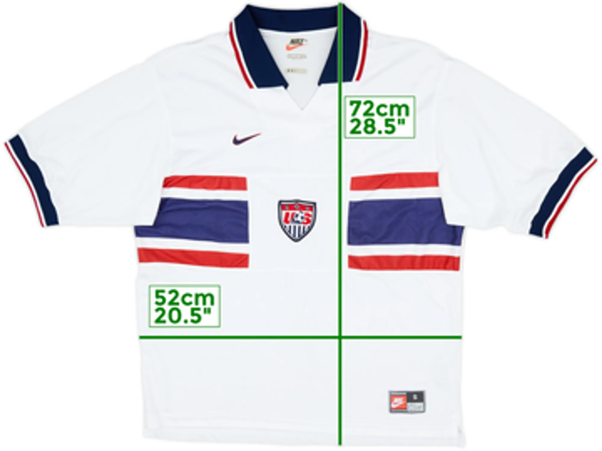 1995-98 USA Home Shirt - 8/10 - (S)