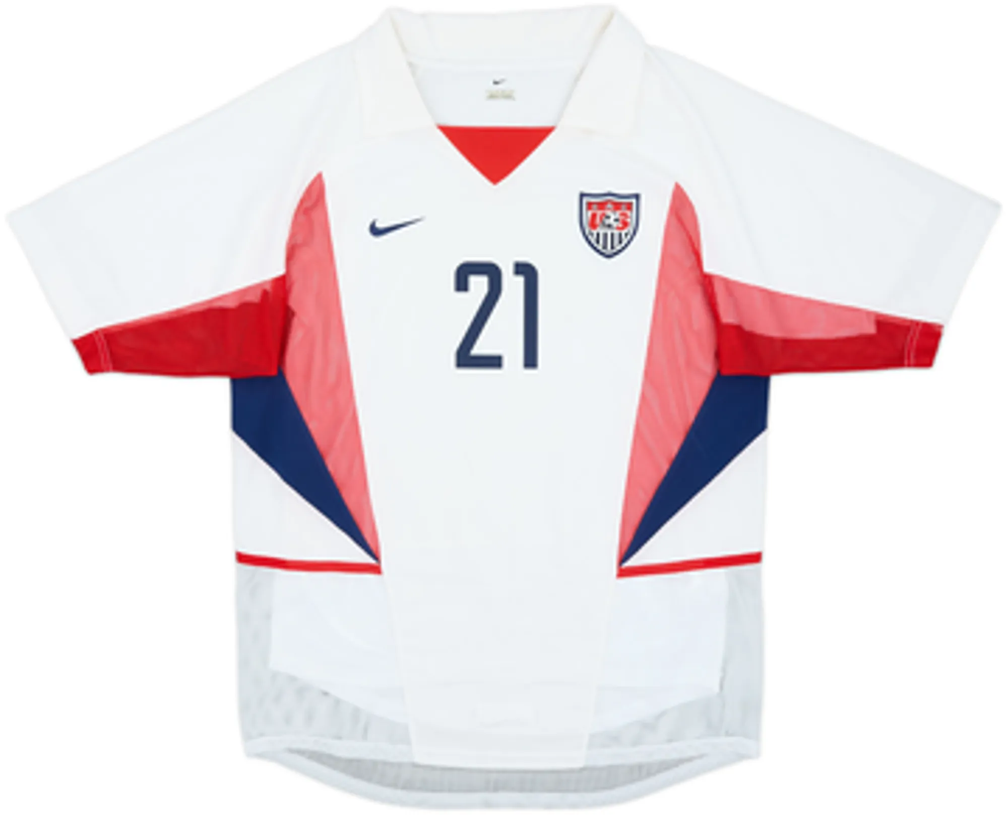 2002-03 USA Player Issue Home Shirt Donovan #21 - 10/10 - (S)