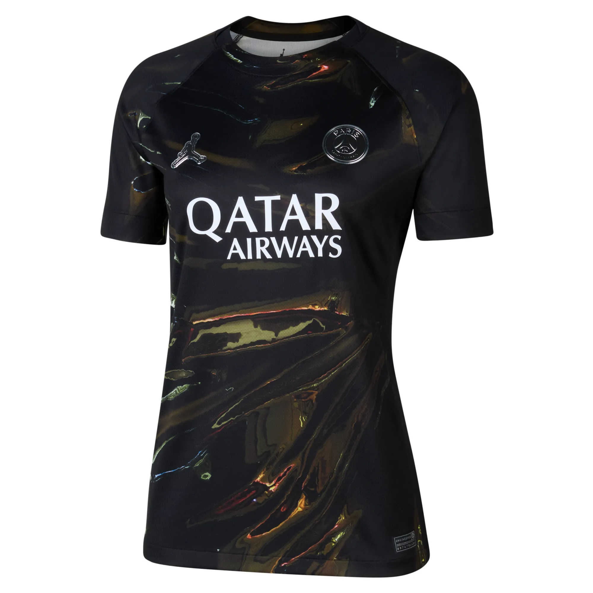 Nike Jordan Nike Paris Saint-Germain 2026 Stadium Night Edition Jordan Dri-FIT Football Replica Shirt - Black