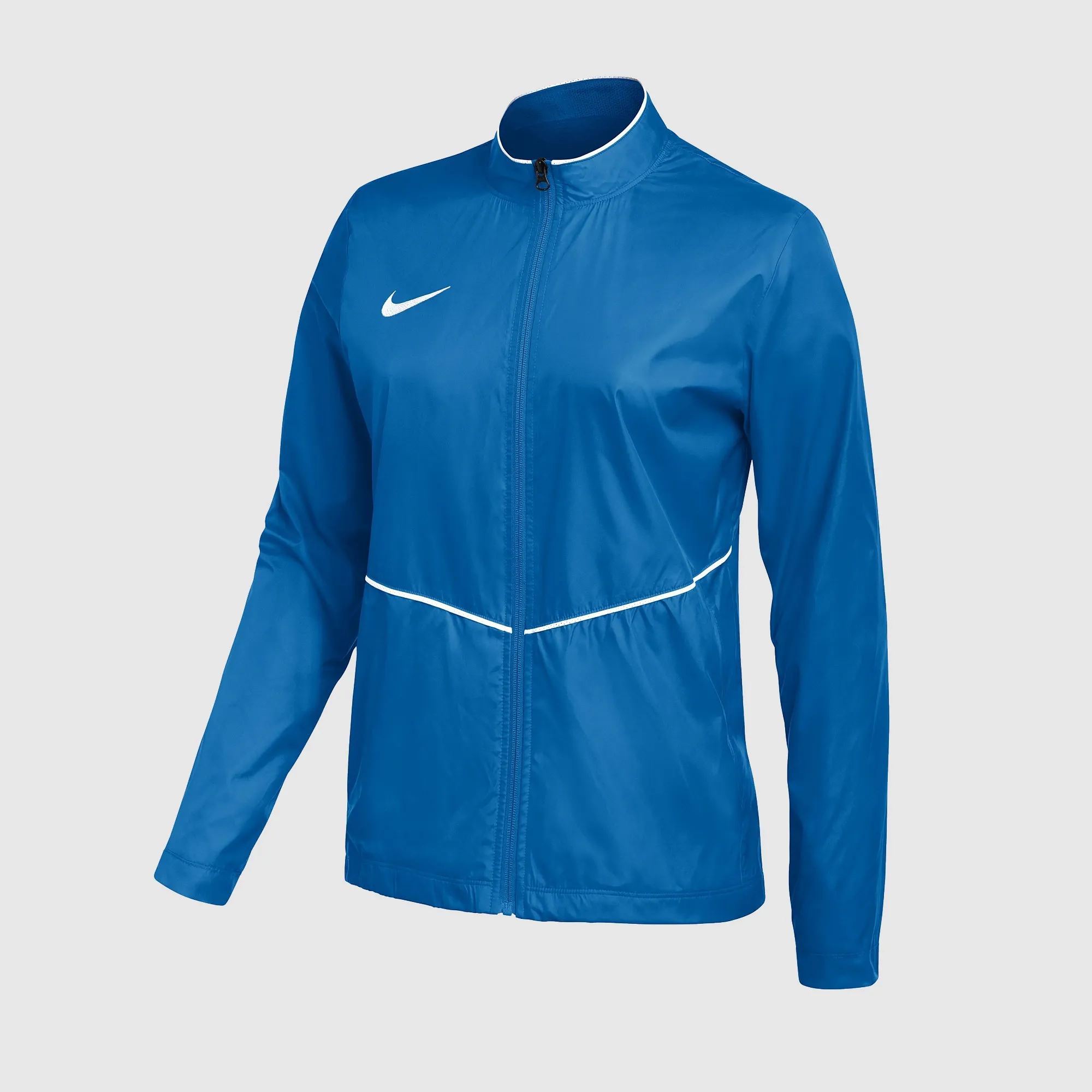 Nike Womens Park 26 Rain Jacket Royal Blue White