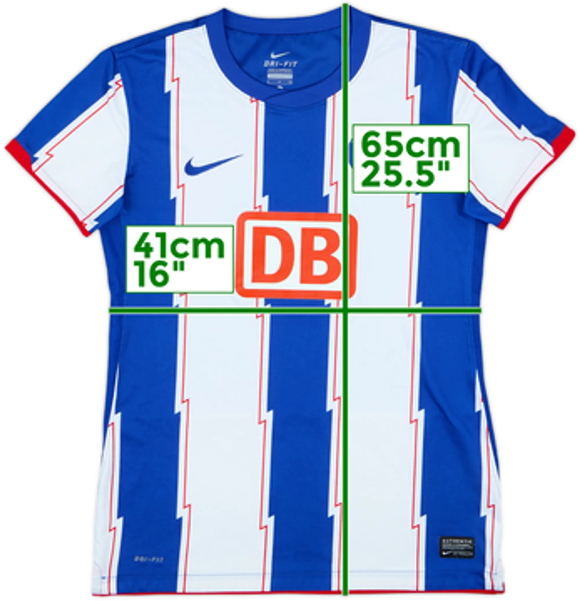 2010-11 Hertha Berlin Home Shirt - 10/10 - (Women's S)