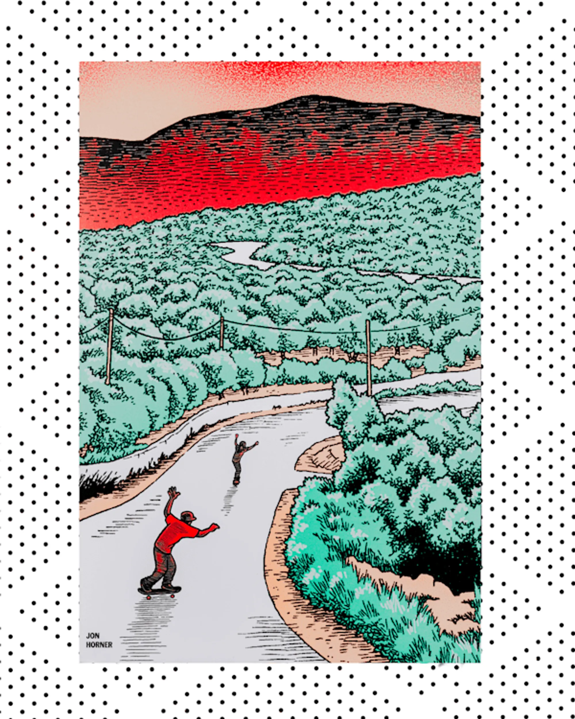 Vans - A2 Poster - Jon Horner, Man, Multicolour