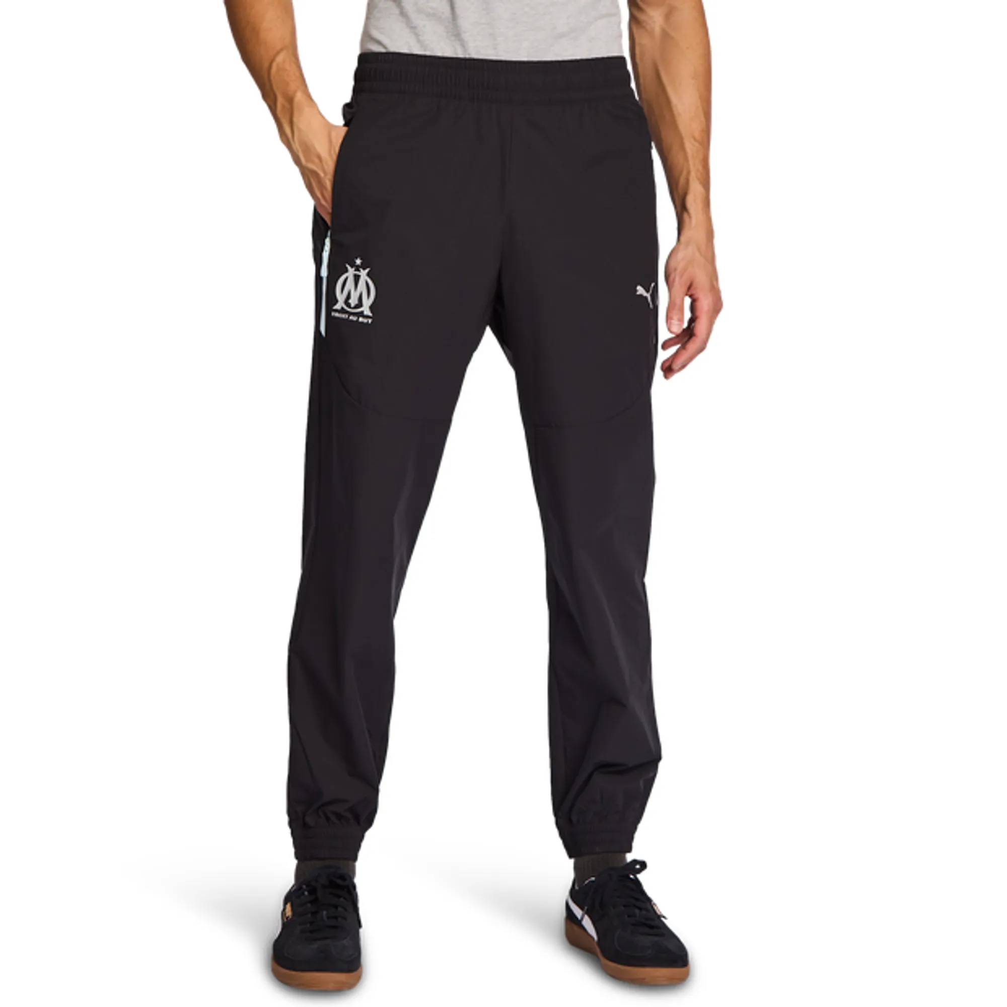 Puma Olympic Marseille Men Pants - Black