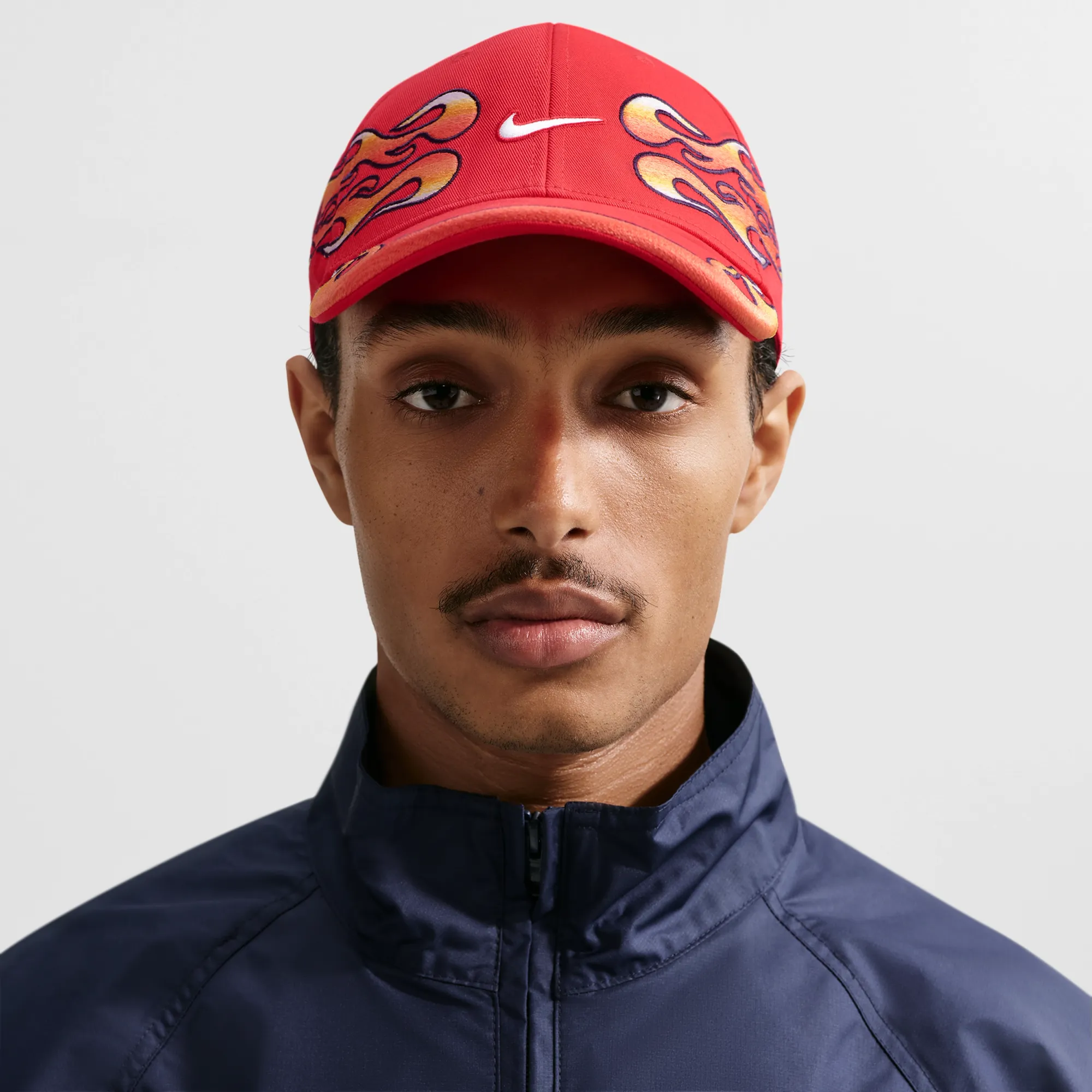 Nike Club Structured OG Flame Cap - Red - Cotton