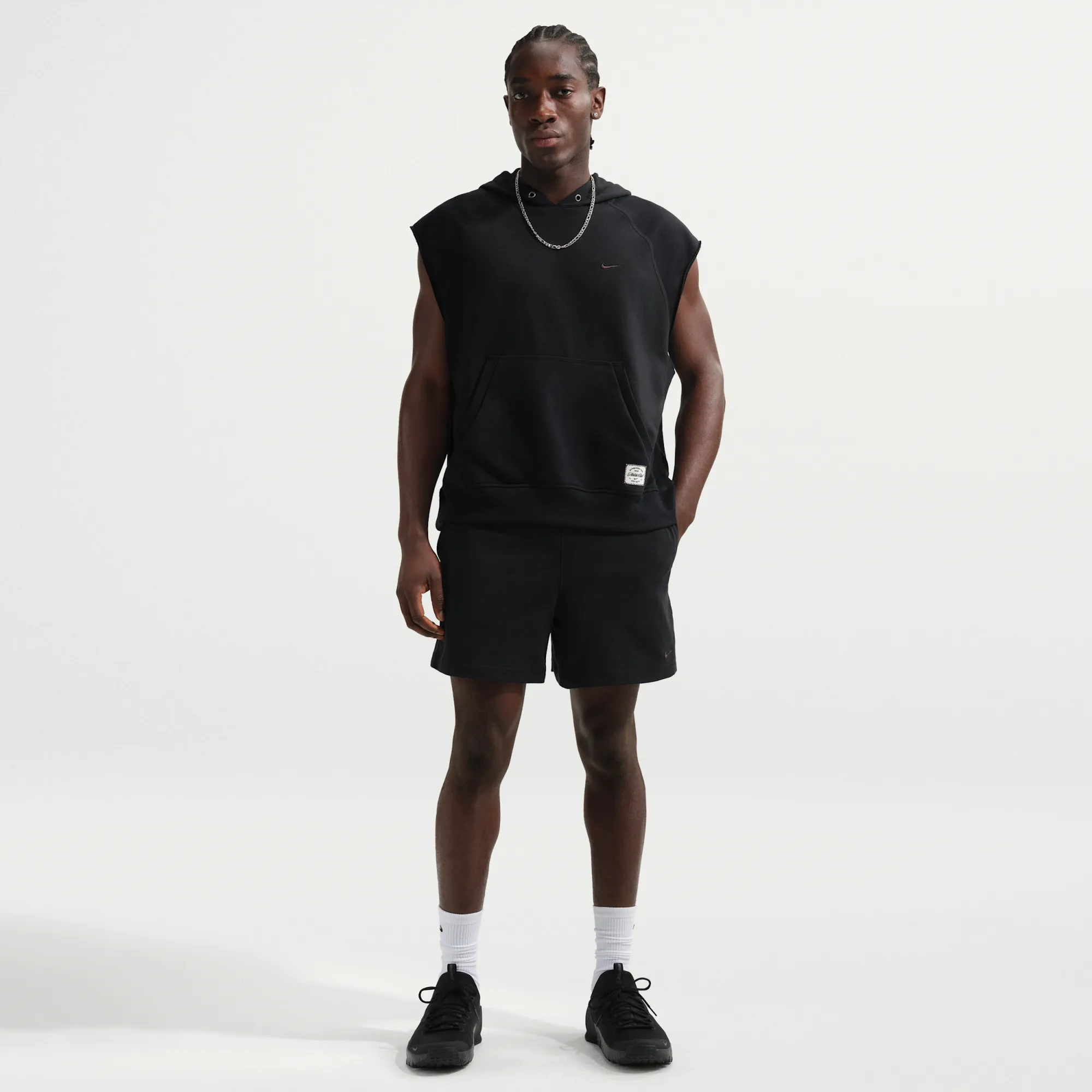 Nike N.A.C. Men's Dri-FIT 12.5cm (approx.) Knit Training Shorts - Black - Cotton/Polyester