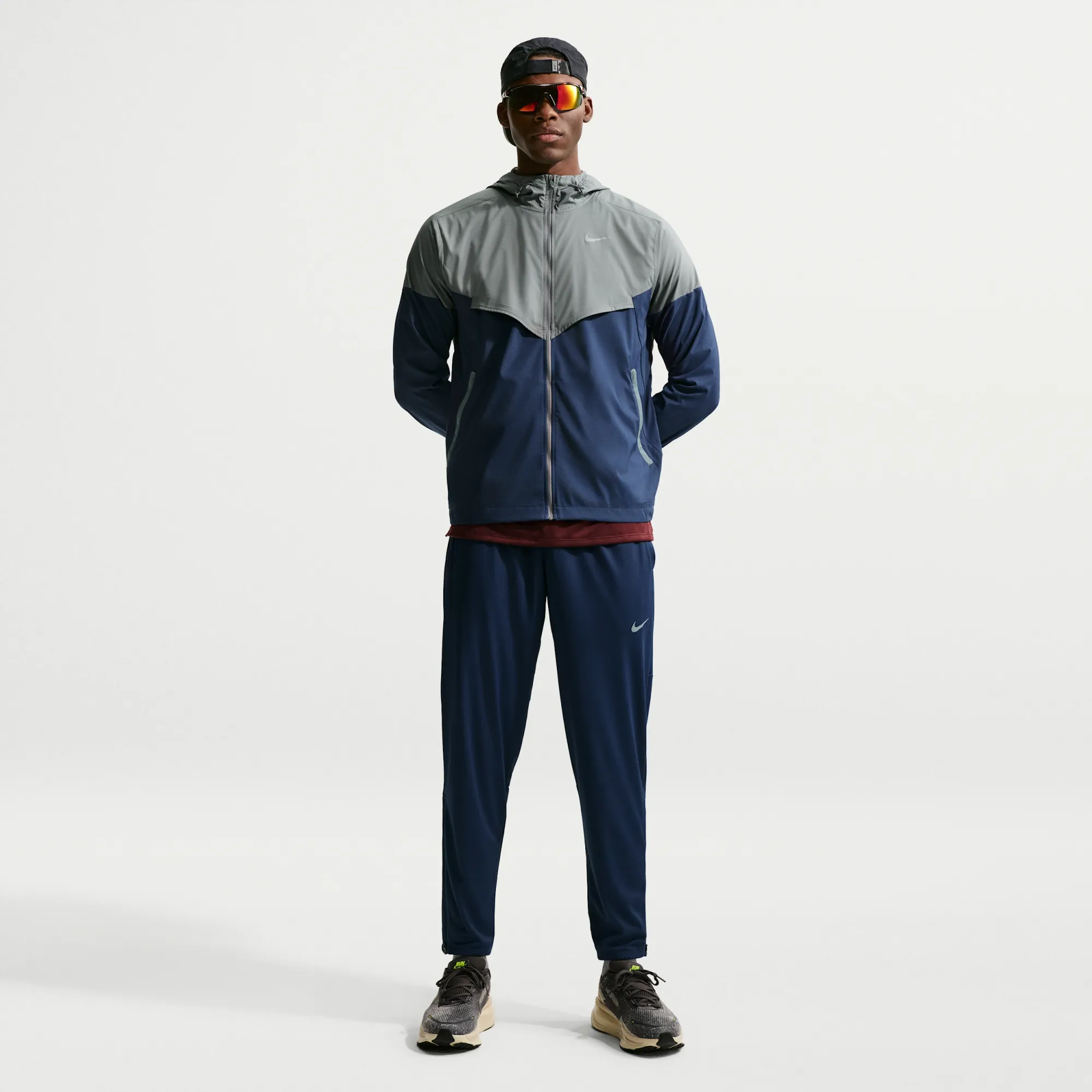 Nike Challenger Men's Dri-FIT Running Trousers - Blue - Polyester