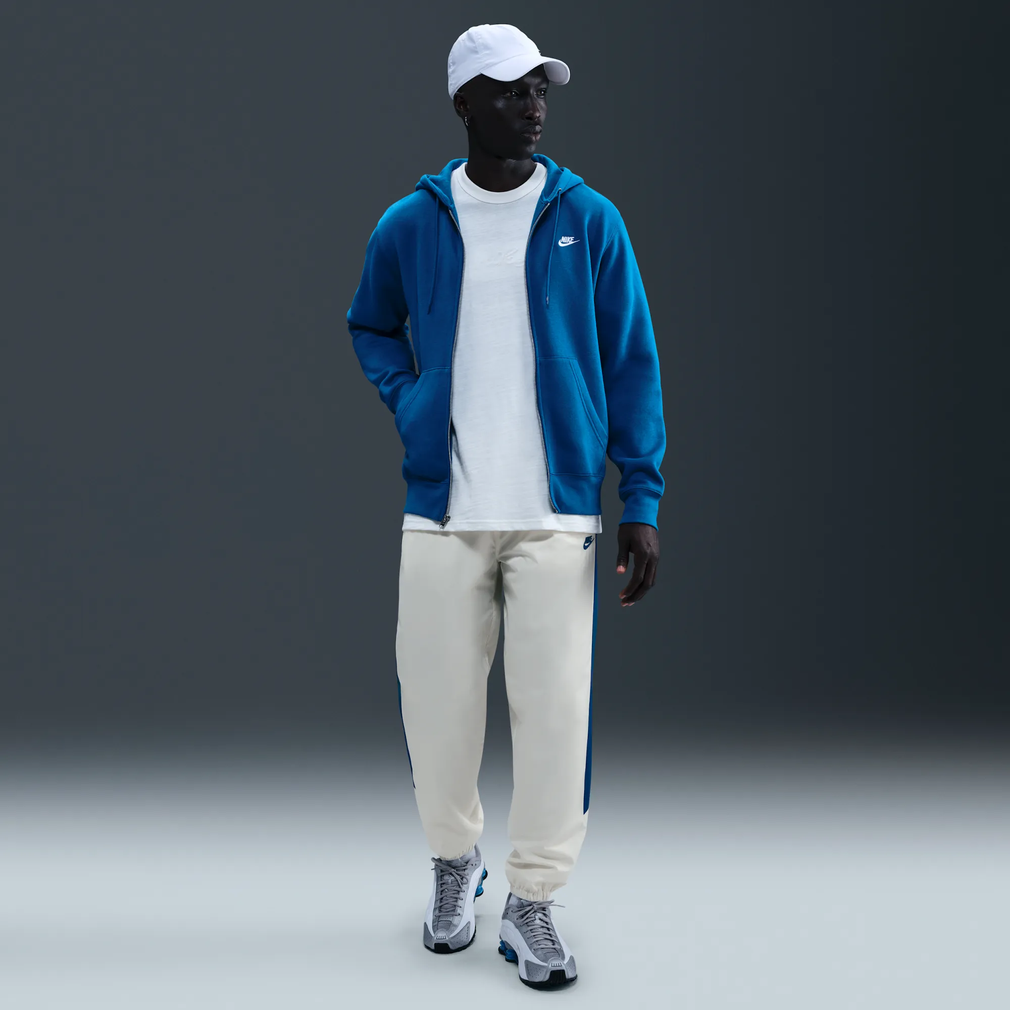 Nike Windrunner Men's Lined Trousers - White - Polyester