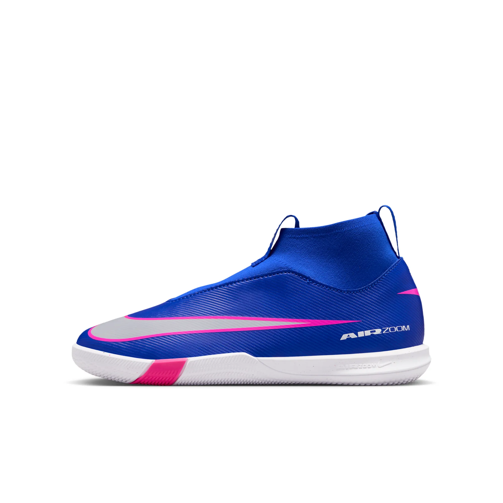 Nike Jr. Mercurial Superfly 10 Academy Younger/Older Kids' Indoor Court High-Top Football Shoes - Blue