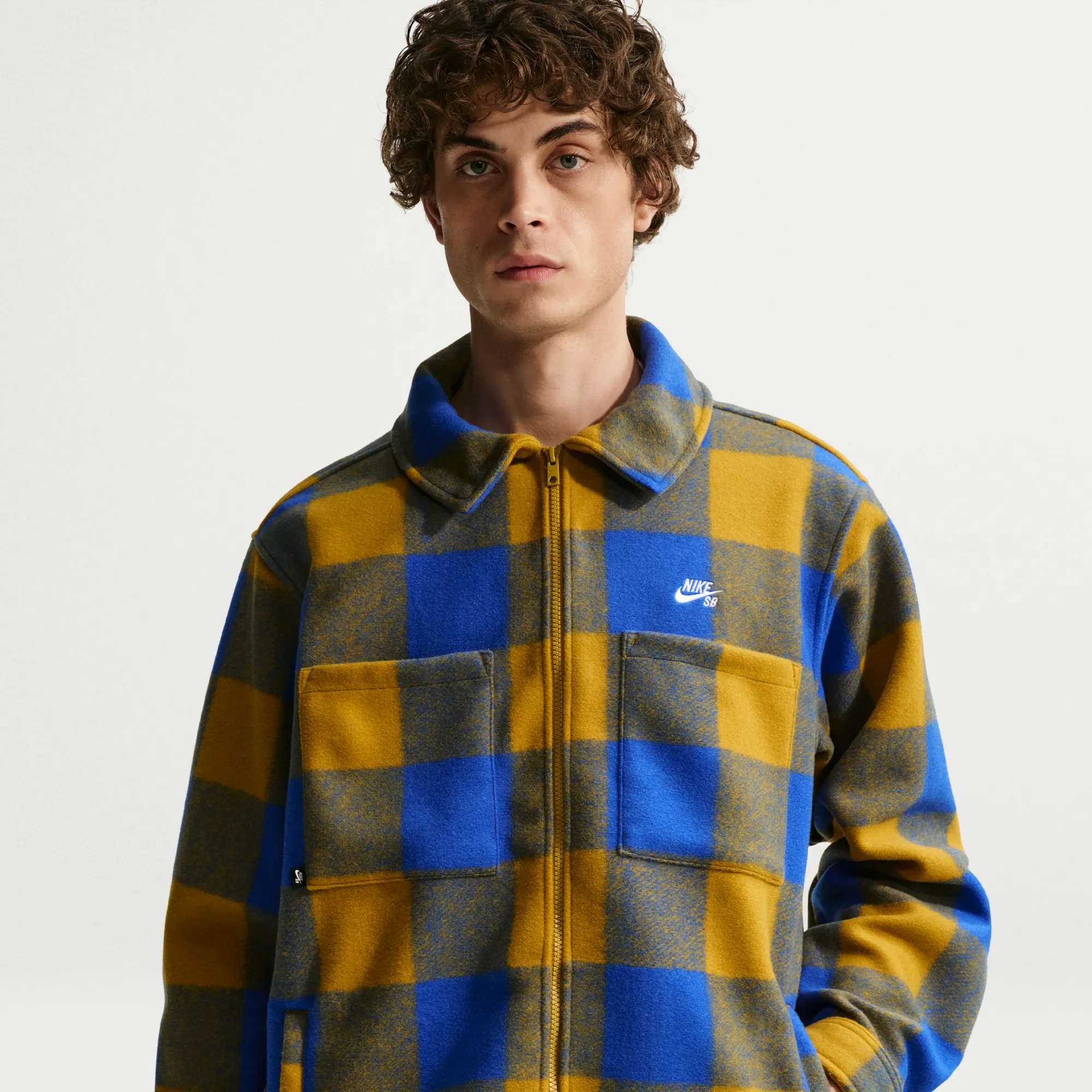 Nike SB Essential Skate Shirt Jacket - Blue